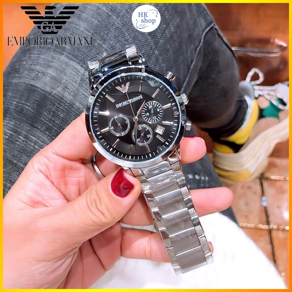 luxury article watchsilver black