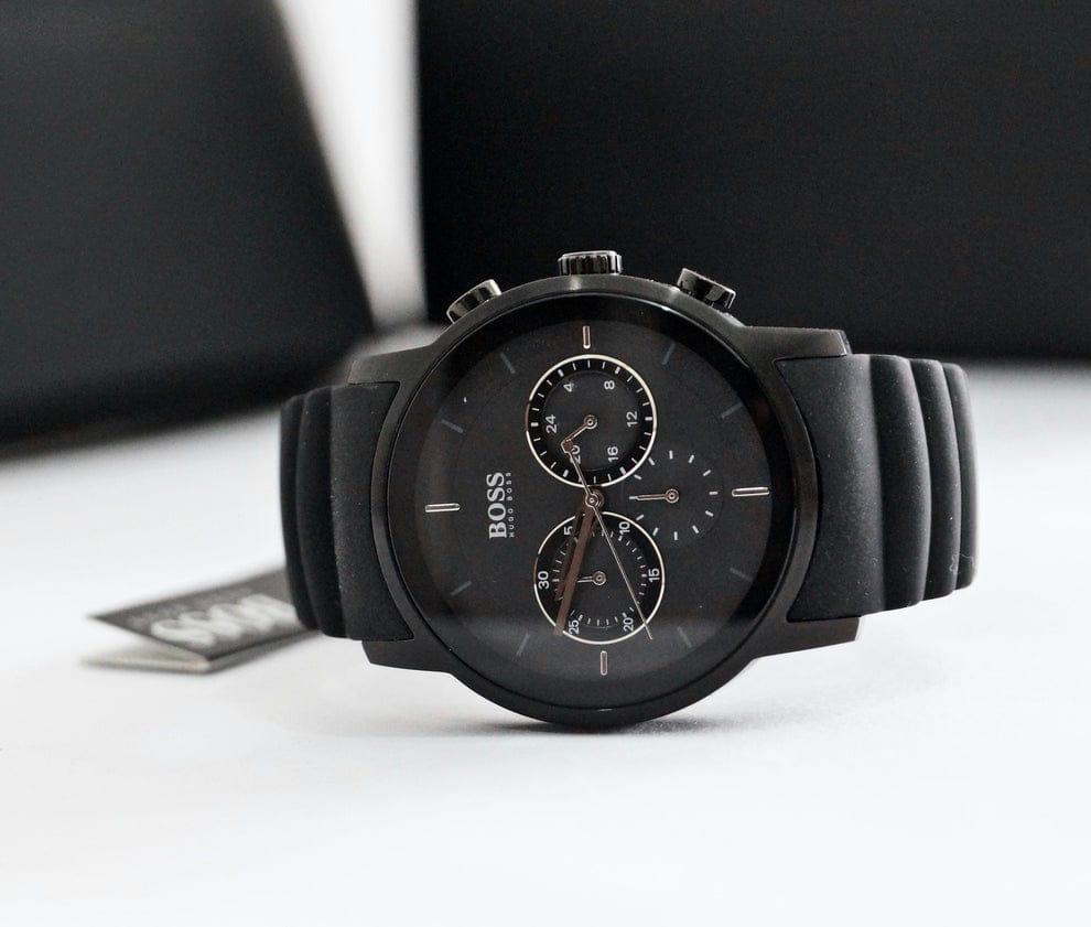 Luxury Branded watch full black trending article