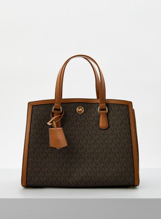 Michaell Kors 100817 Chantal Medium Satchel Bag With DustCover & LongBelt