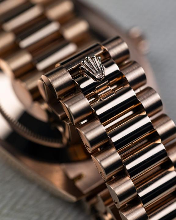 Role_x Oyster Perpetual Day Date 40 Battery Copper-Brown