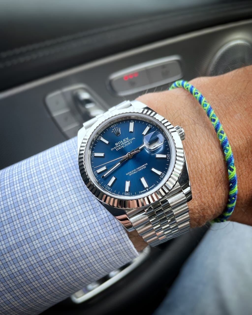 luxury branded watch Automatic (Blue)