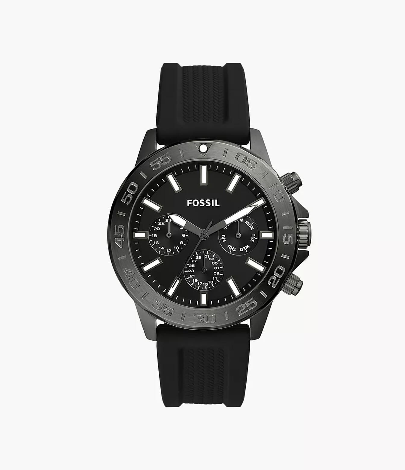 Luxury Branded Watch Black Steel Mechanical Timepiece