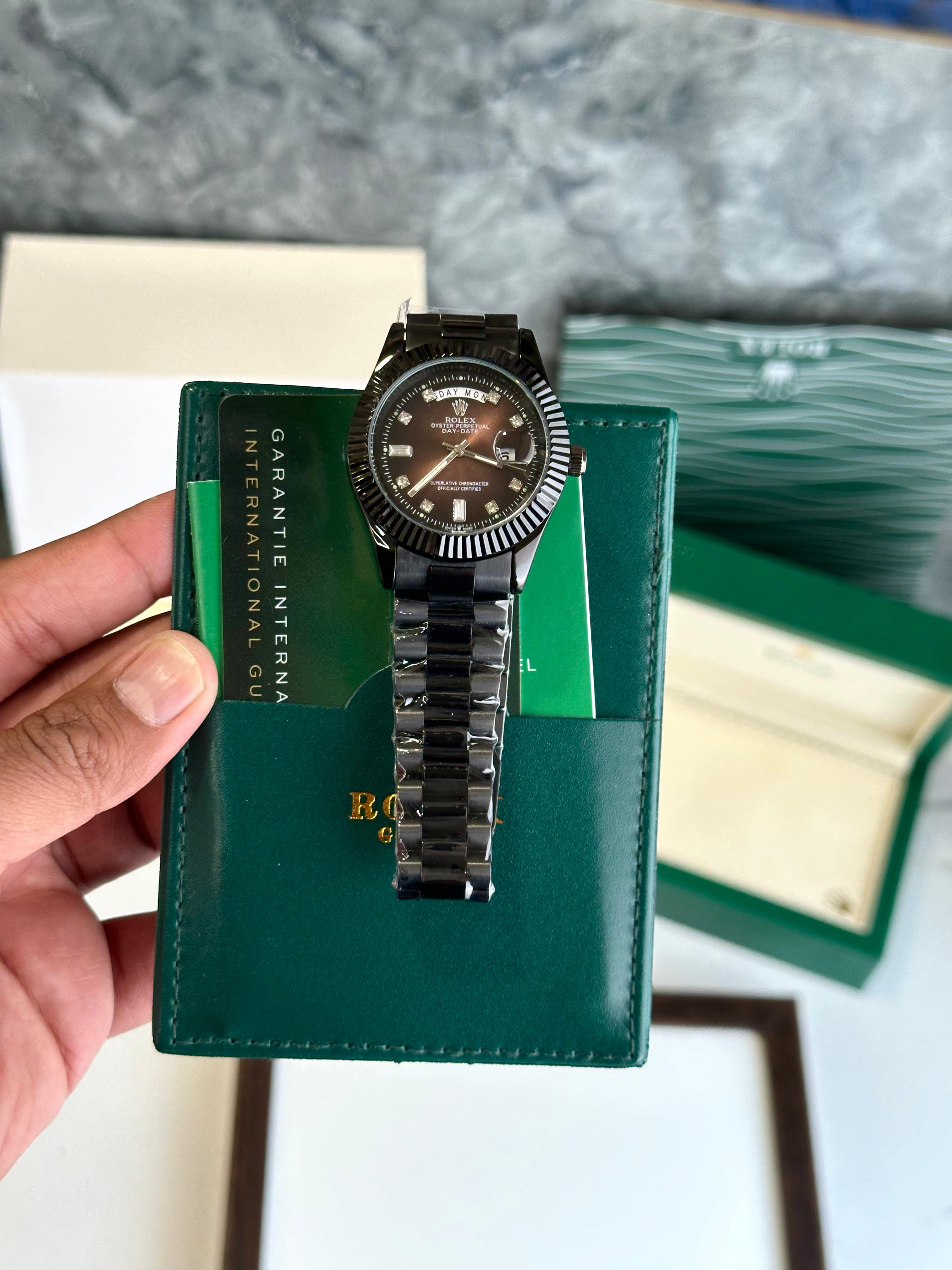 Branded Day-Date Watch