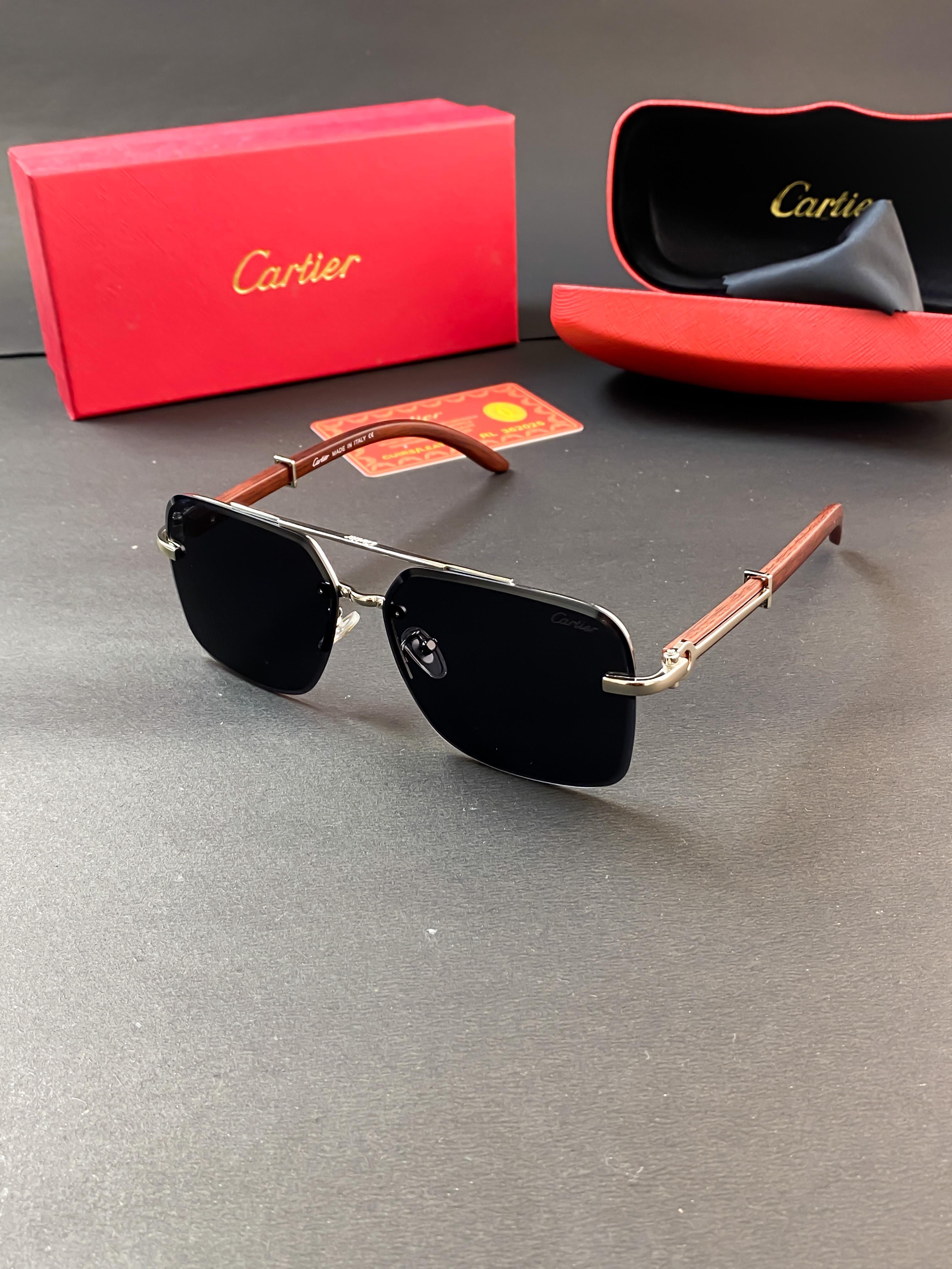 CART  WOODEN BLACK 3087