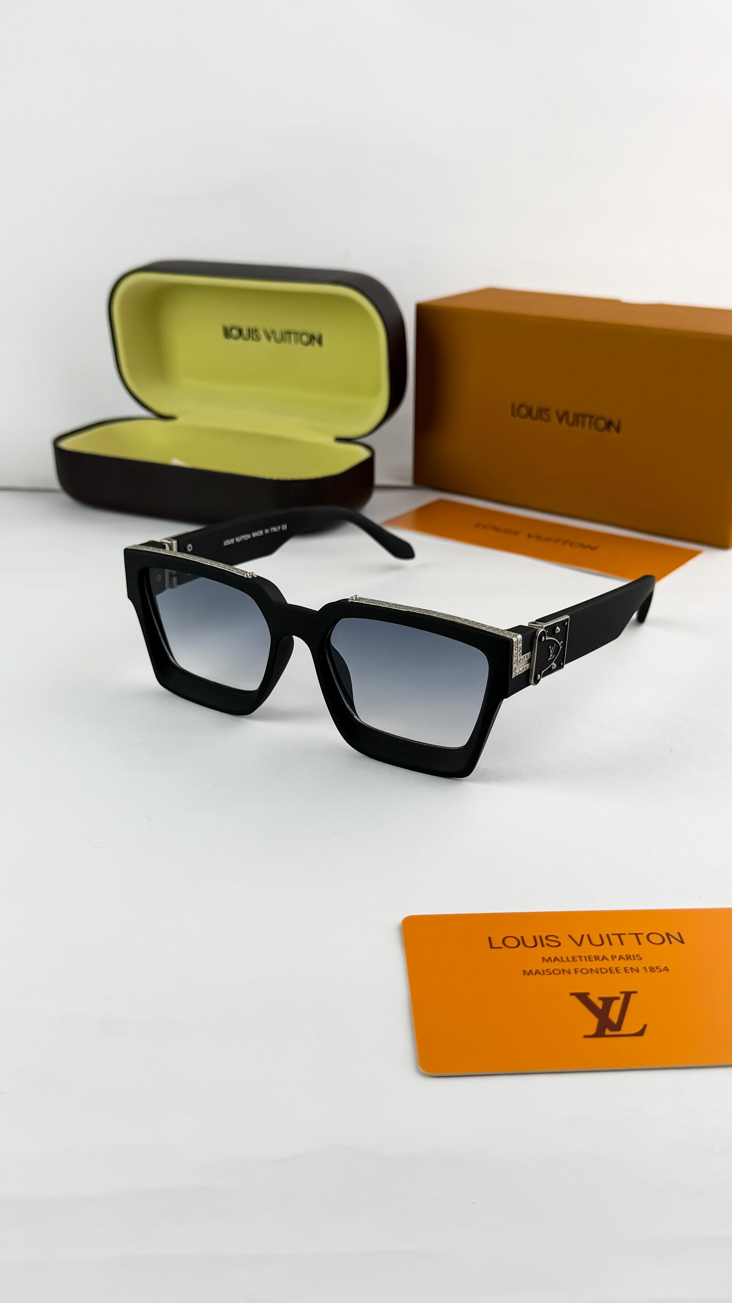 LOU_IS VUI_TTON SILVER BLUE SHADED 65N Sunglass