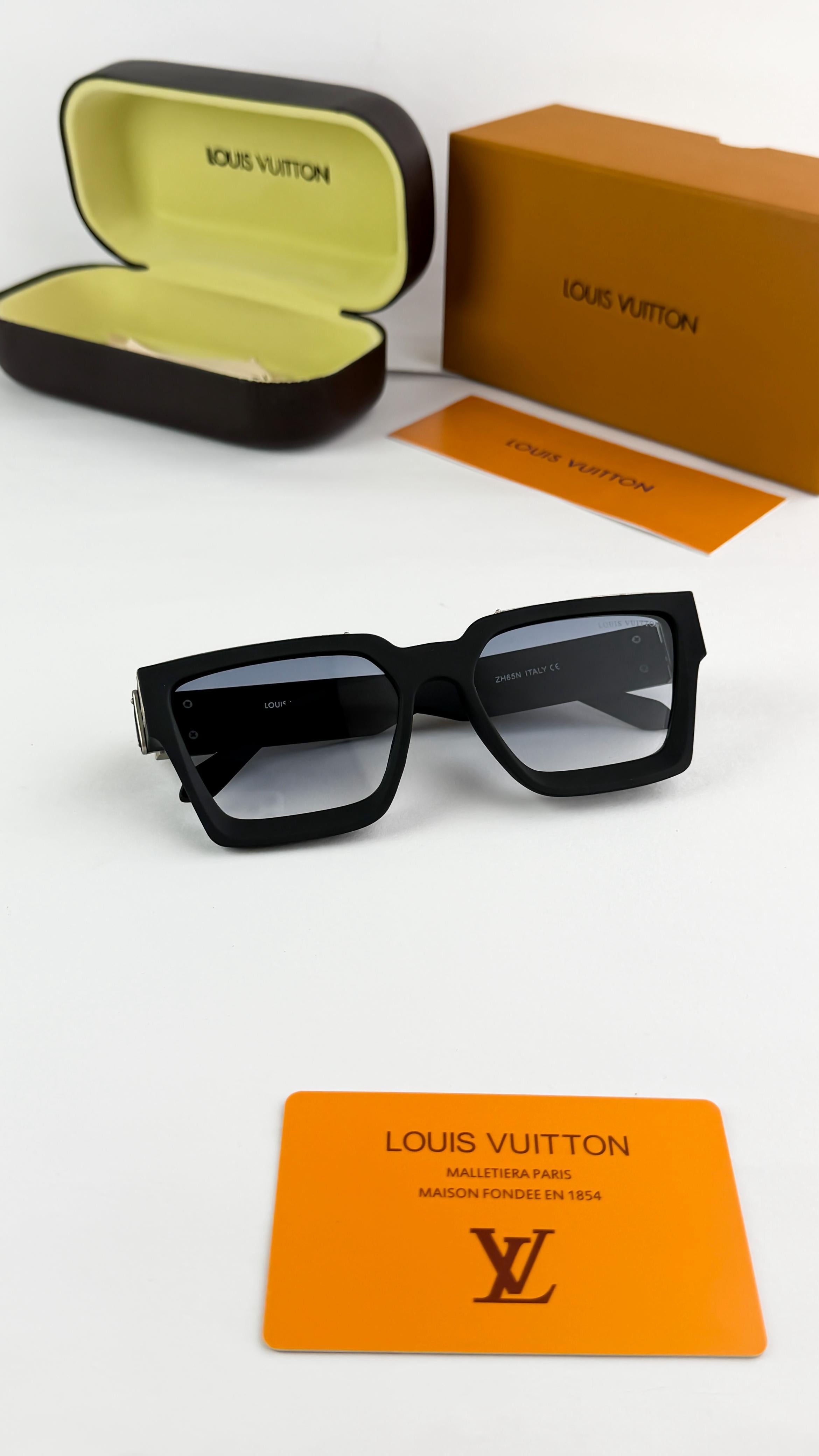 LOU_IS VUI_TTON SILVER BLUE SHADED 65N Sunglass
