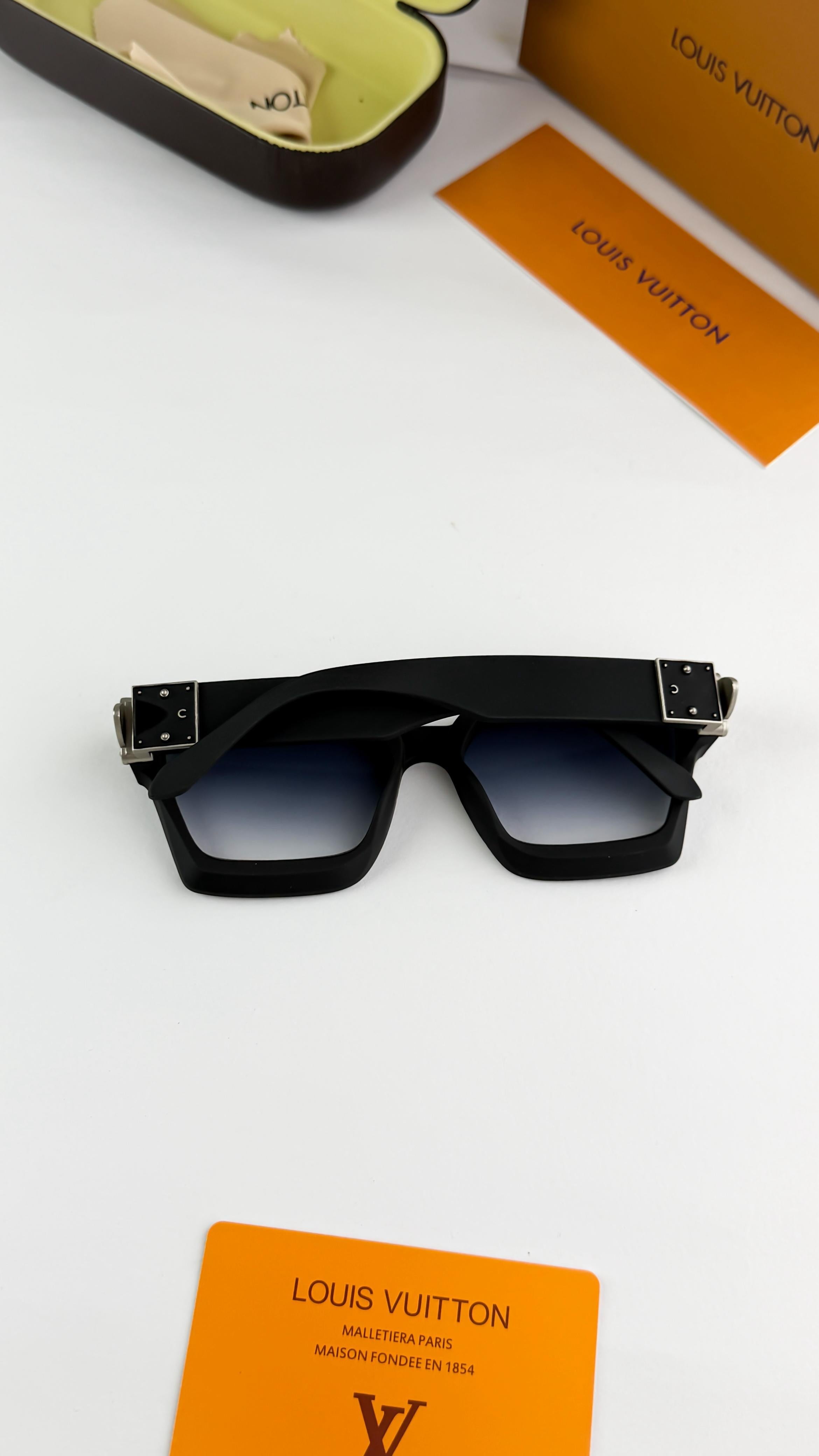 LOU_IS VUI_TTON SILVER BLUE SHADED 65N Sunglass