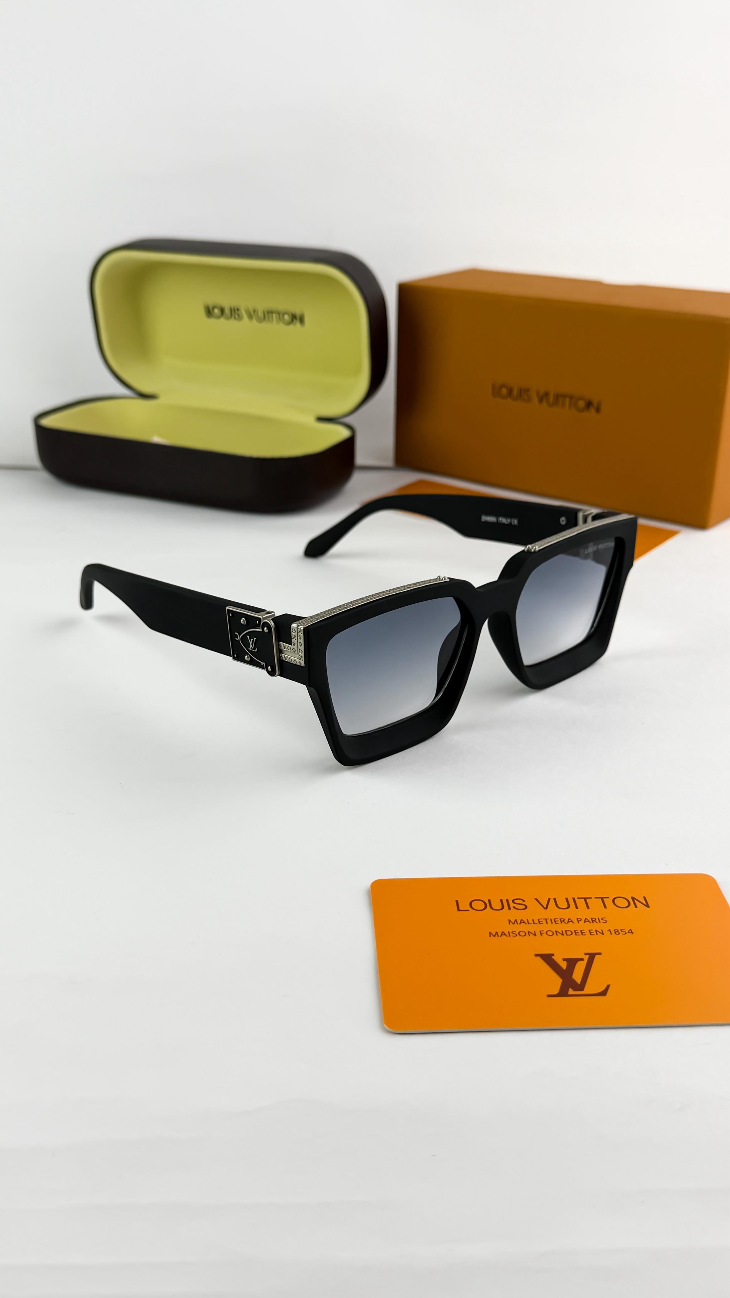 LOU_IS VUI_TTON SILVER BLUE SHADED 65N Sunglass