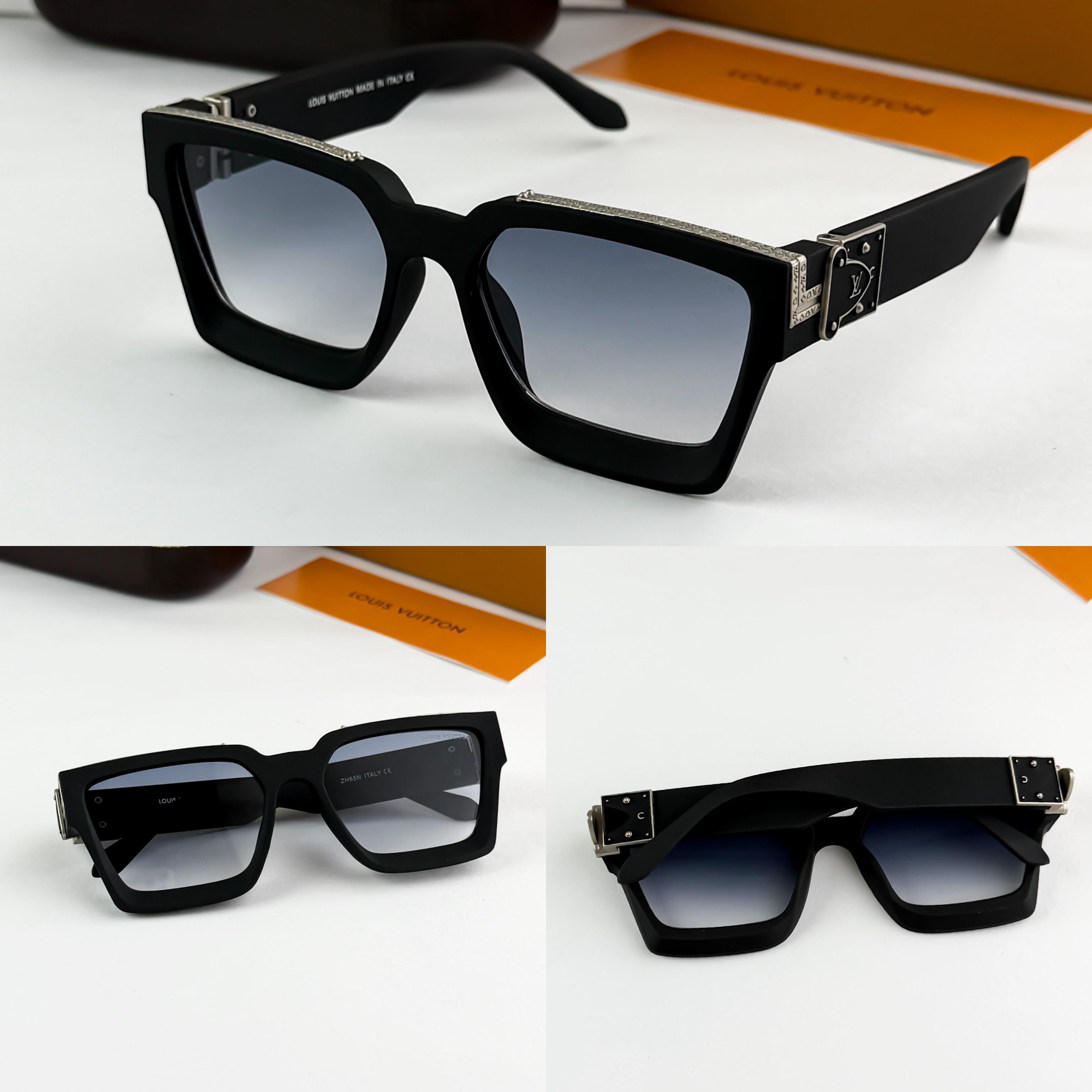 LOU_IS VUI_TTON SILVER BLUE SHADED 65N Sunglass