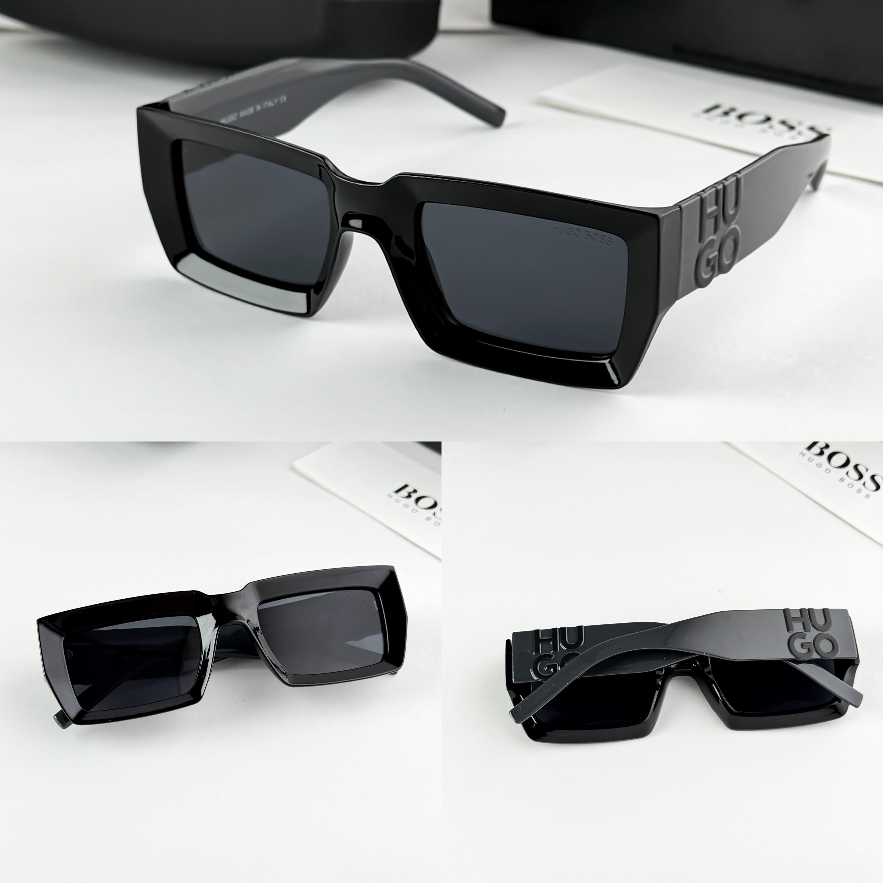 HU_GO BO_SS GREY BLACK 1310