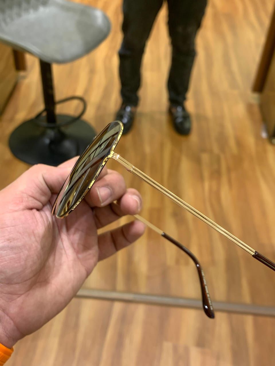 Tom_ford_ aviator gold brown Sunglass