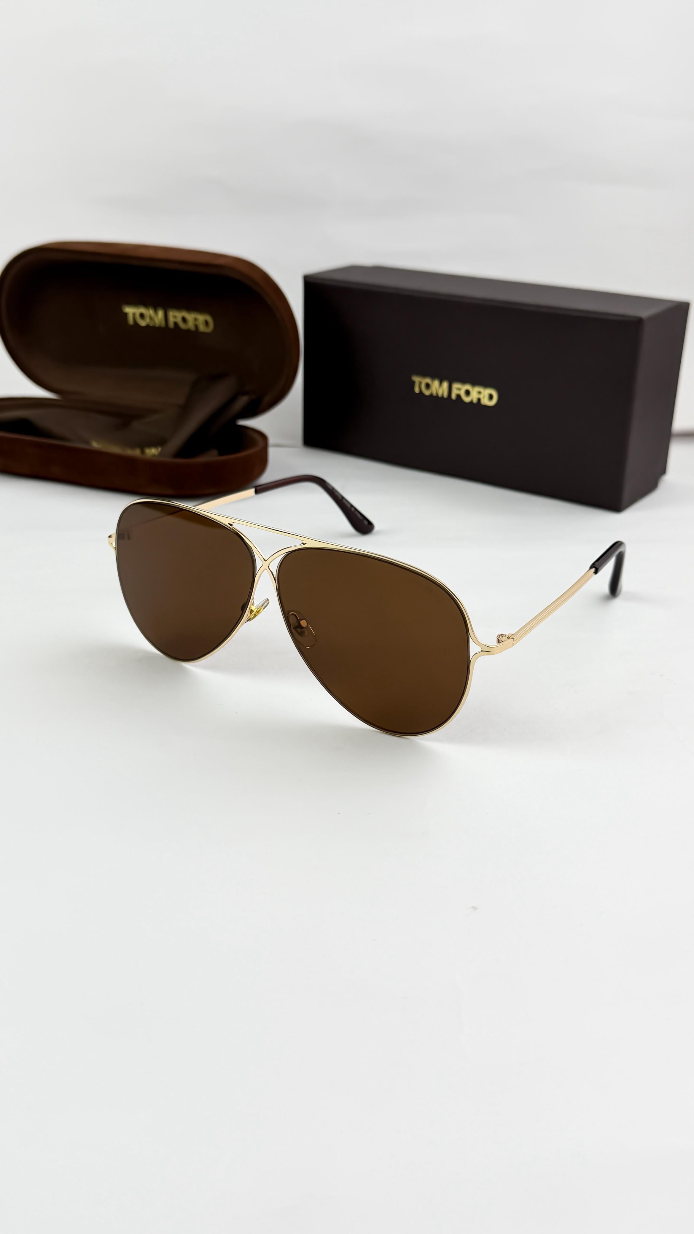 TOM  GOLD BROWN 0488 SUNGLASS