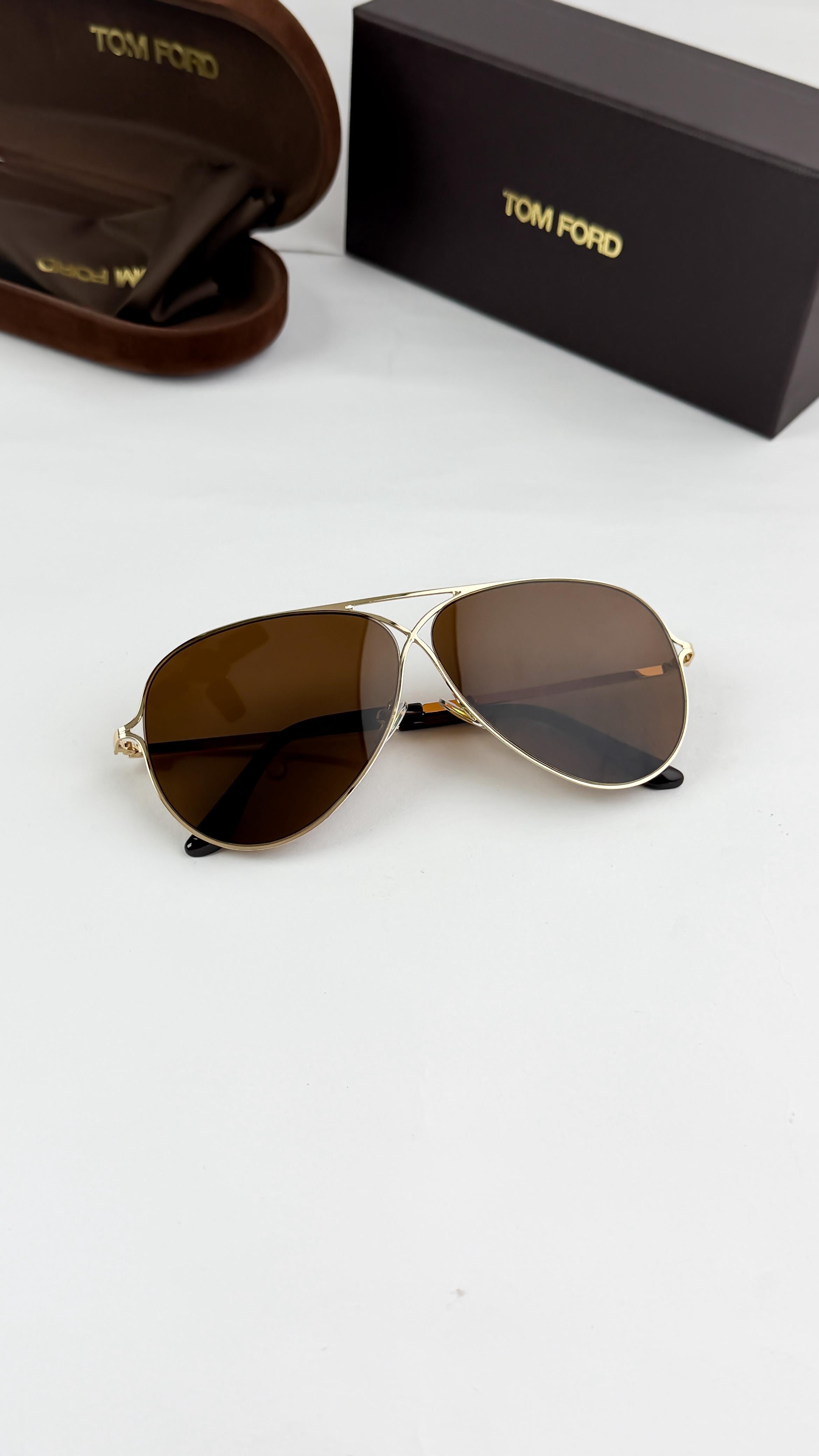 TOM  GOLD BROWN 0488 SUNGLASS