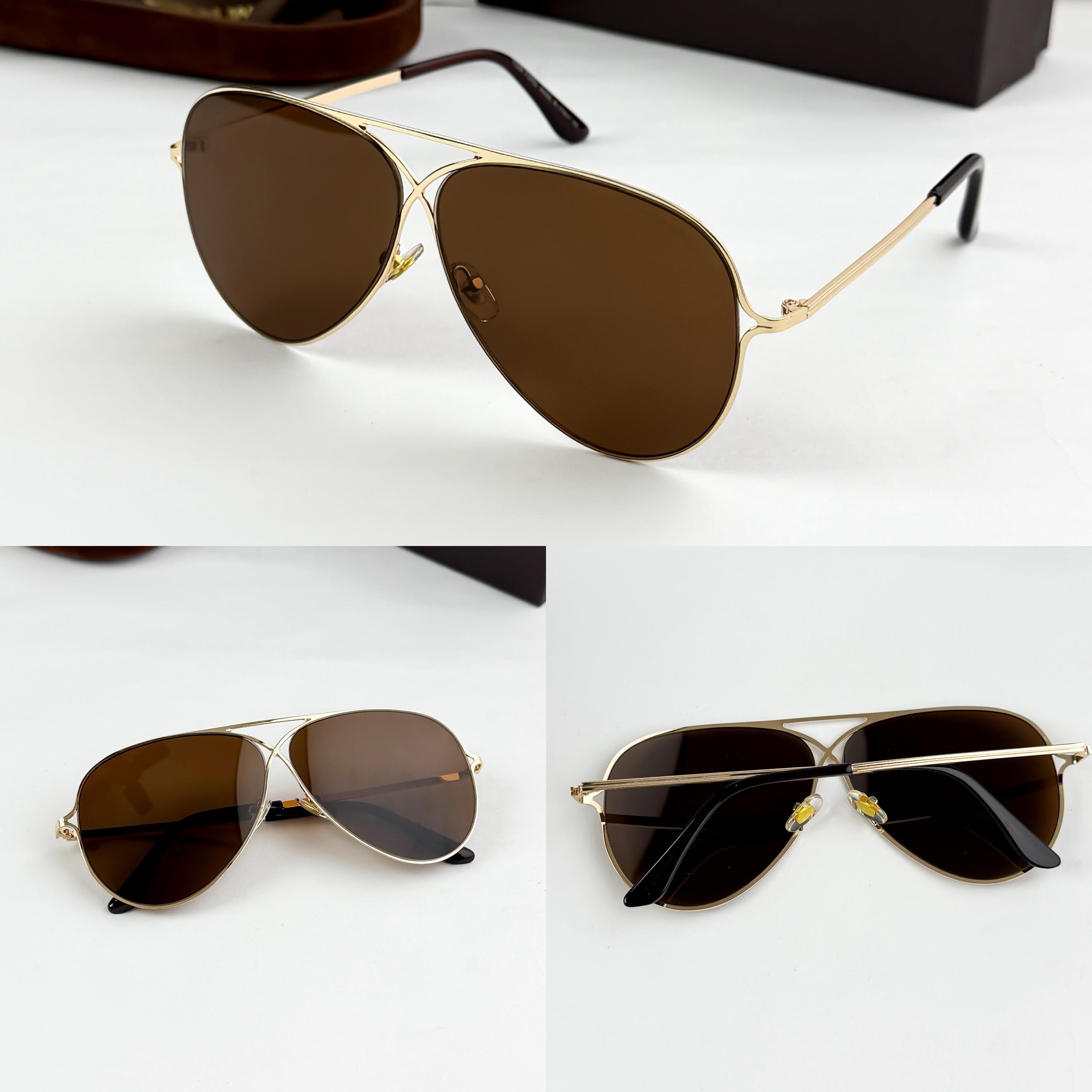 TOM  GOLD BROWN 0488 SUNGLASS