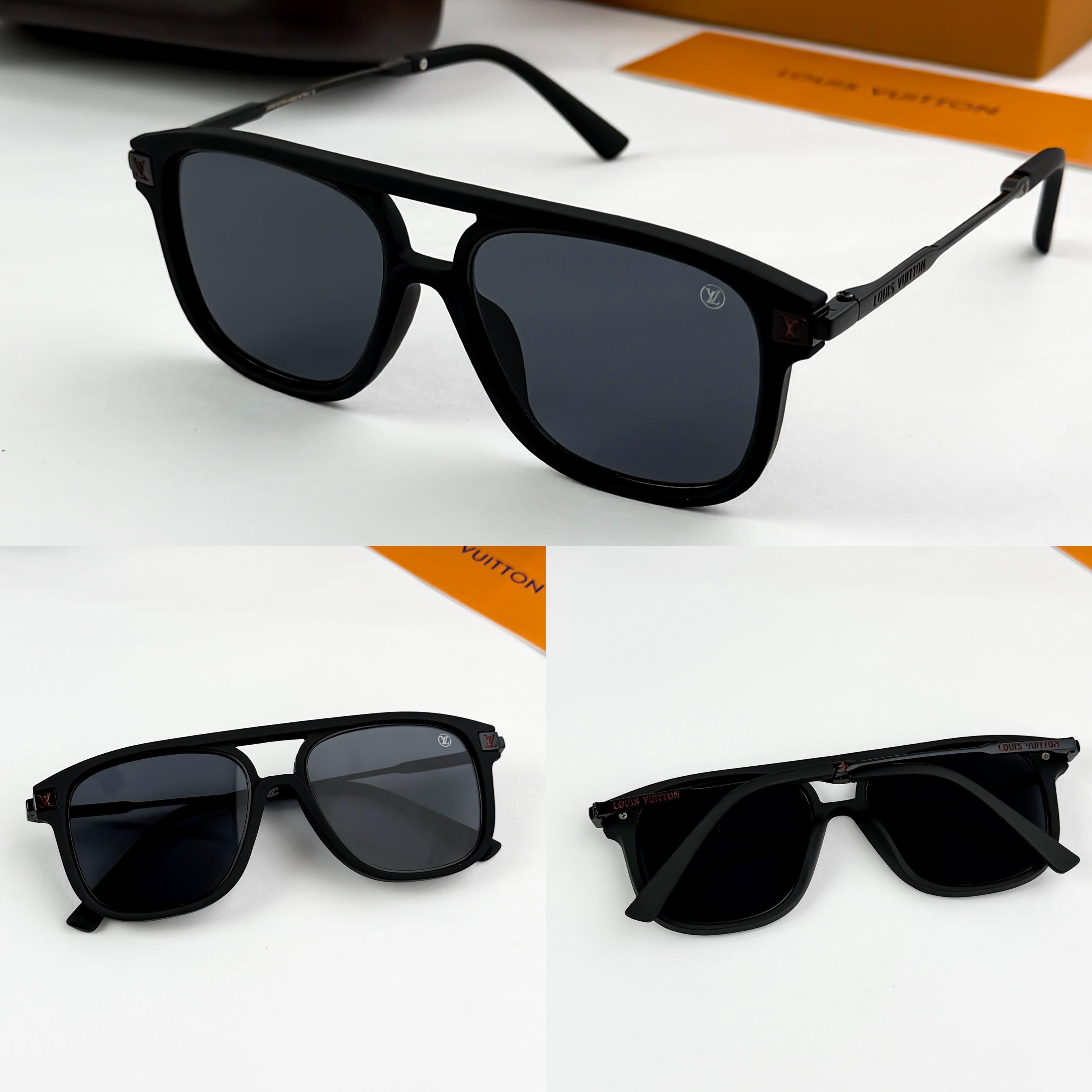 LOUI  BLACK 2595 SUNGLASS