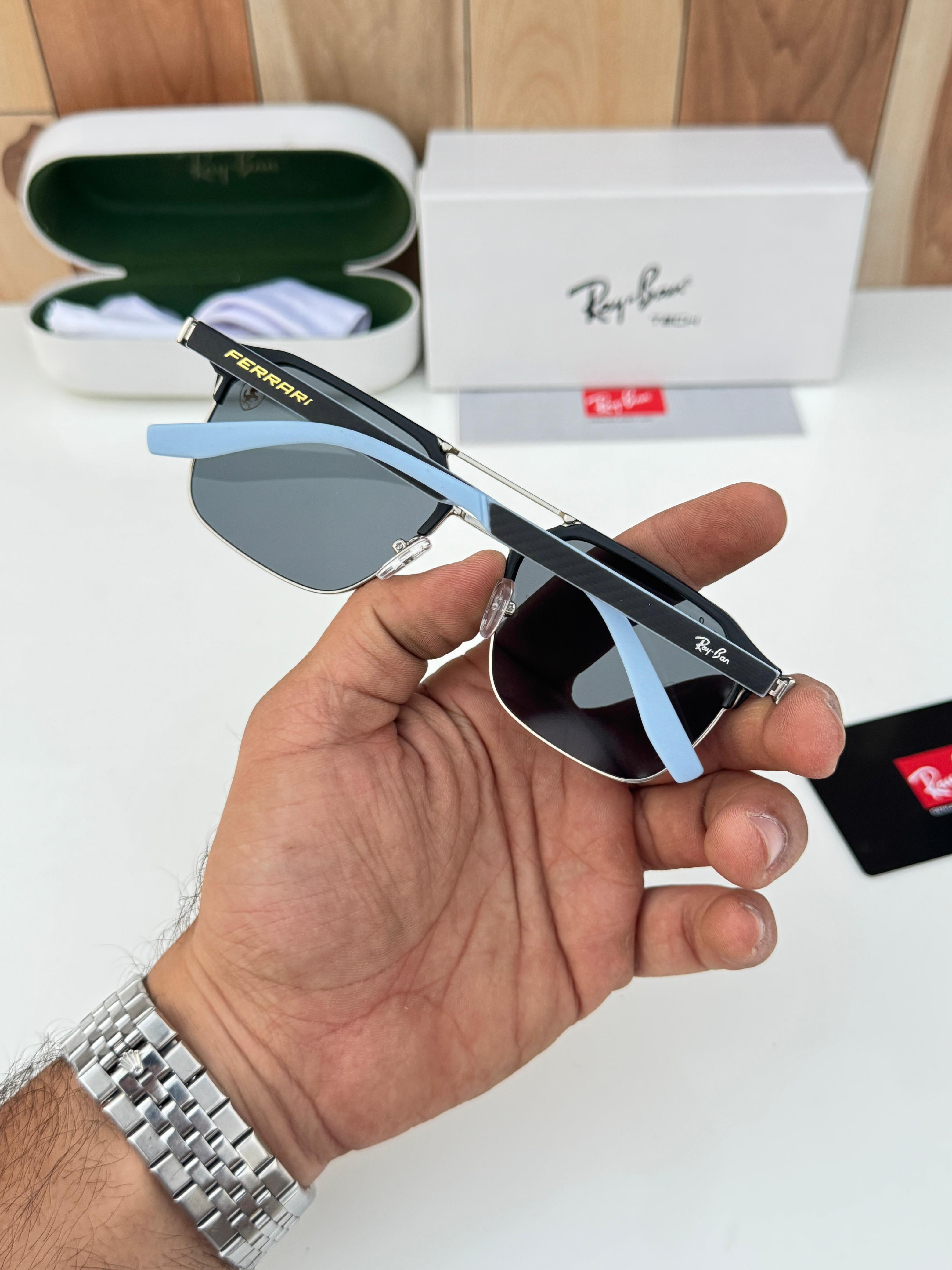 Ray 04 silver black blue