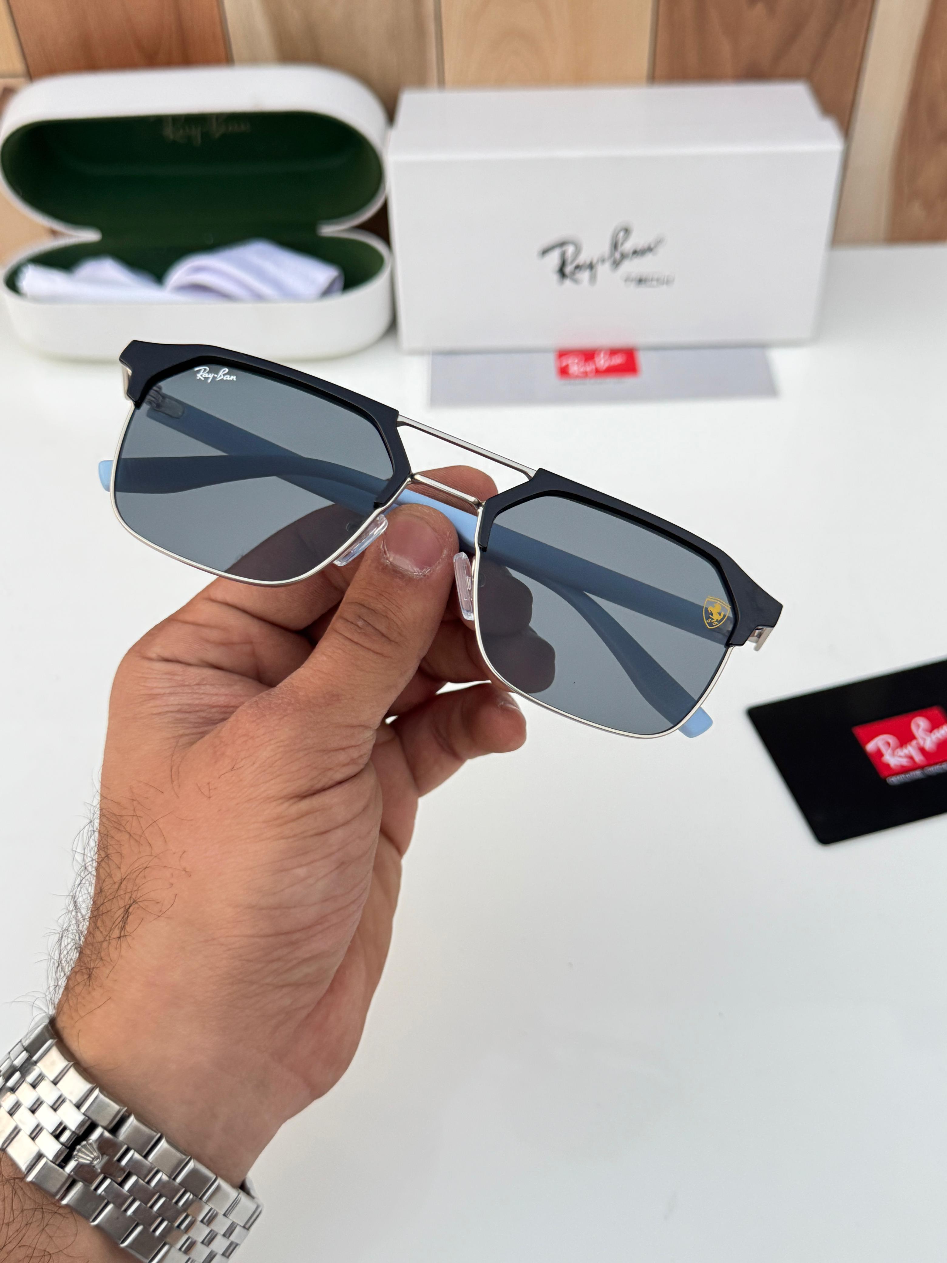 Ray 04 silver black blue