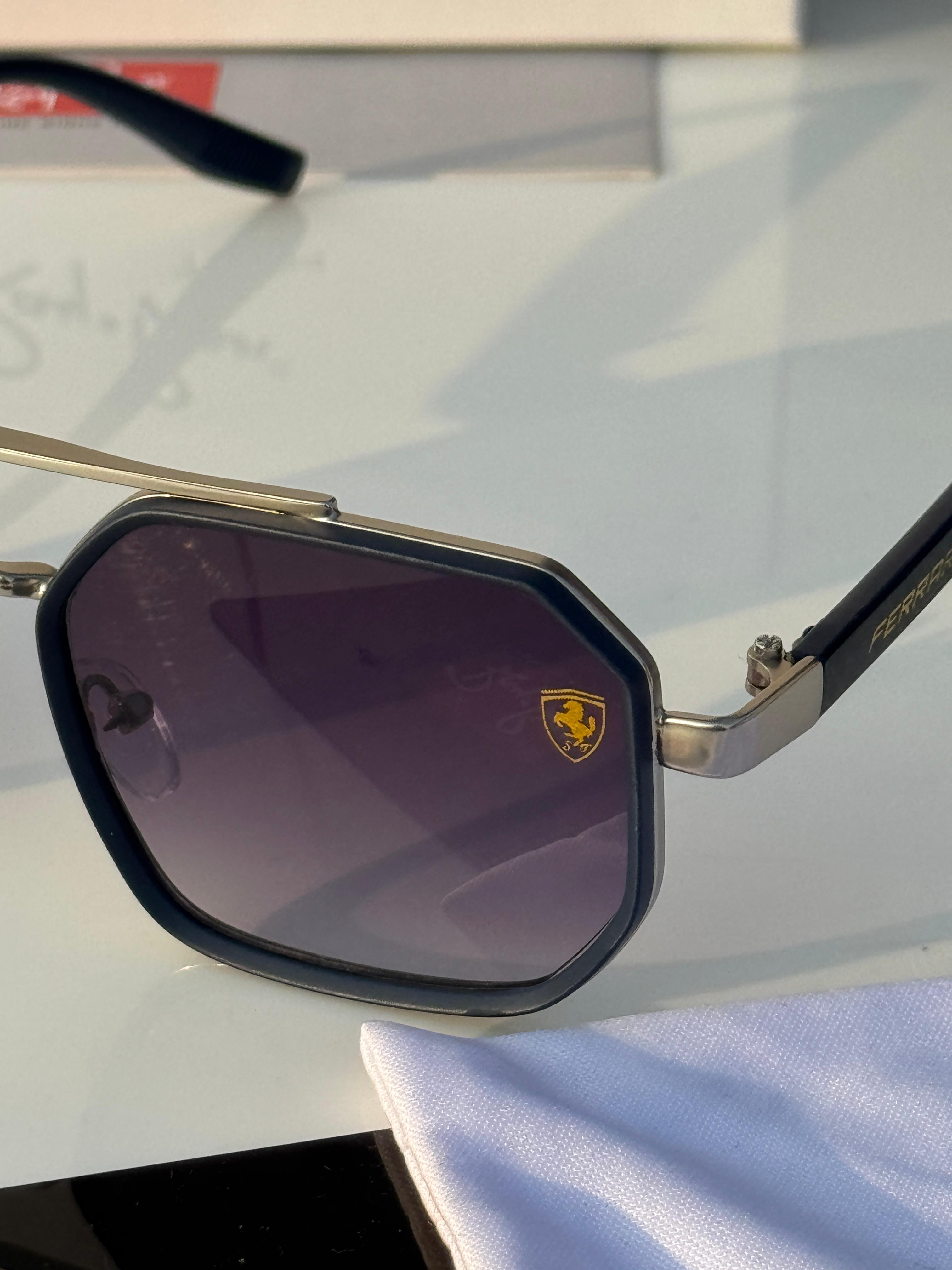Ray 8820 silver blue Sunglass