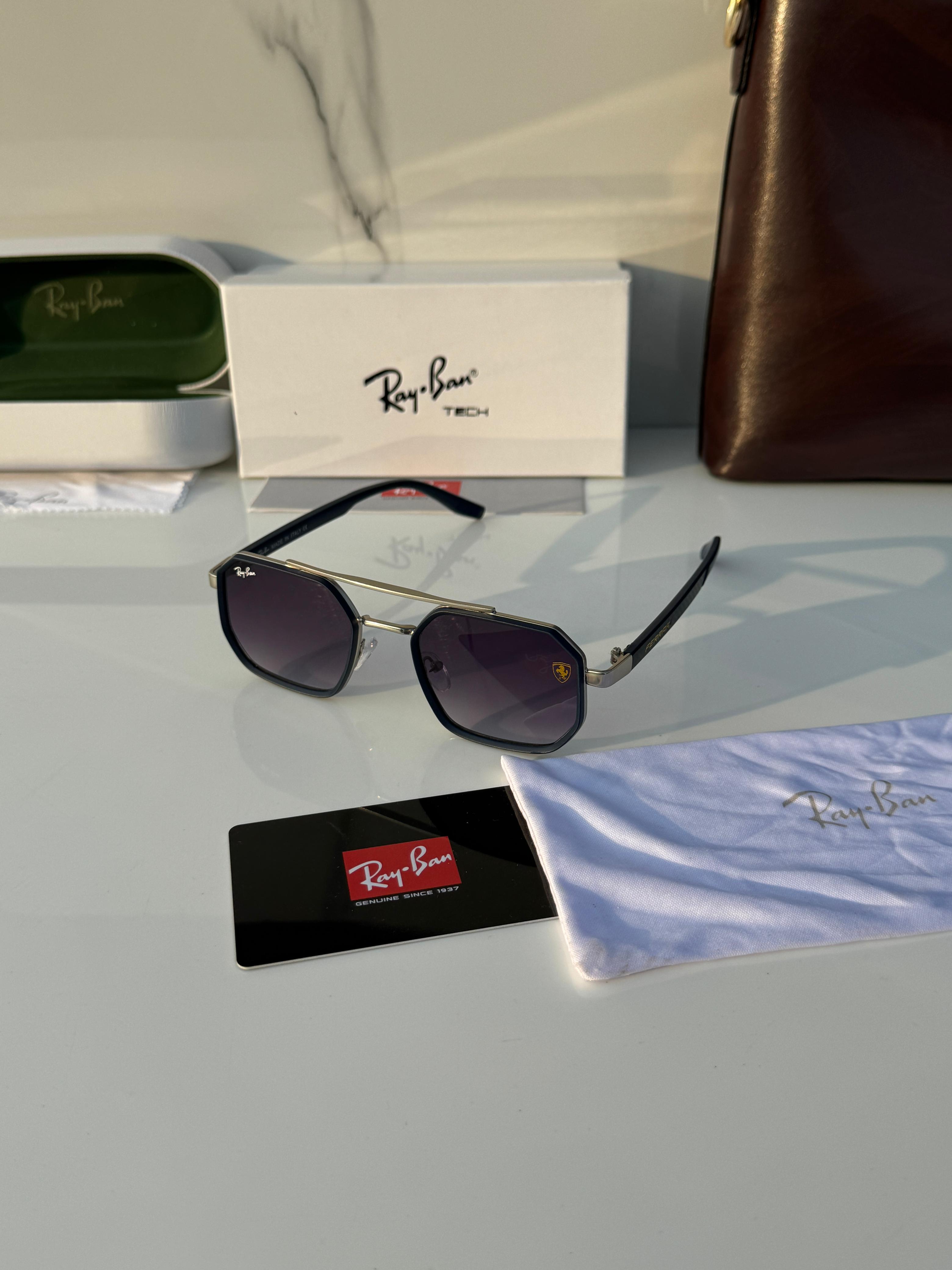 Ray 8820 silver blue Sunglass