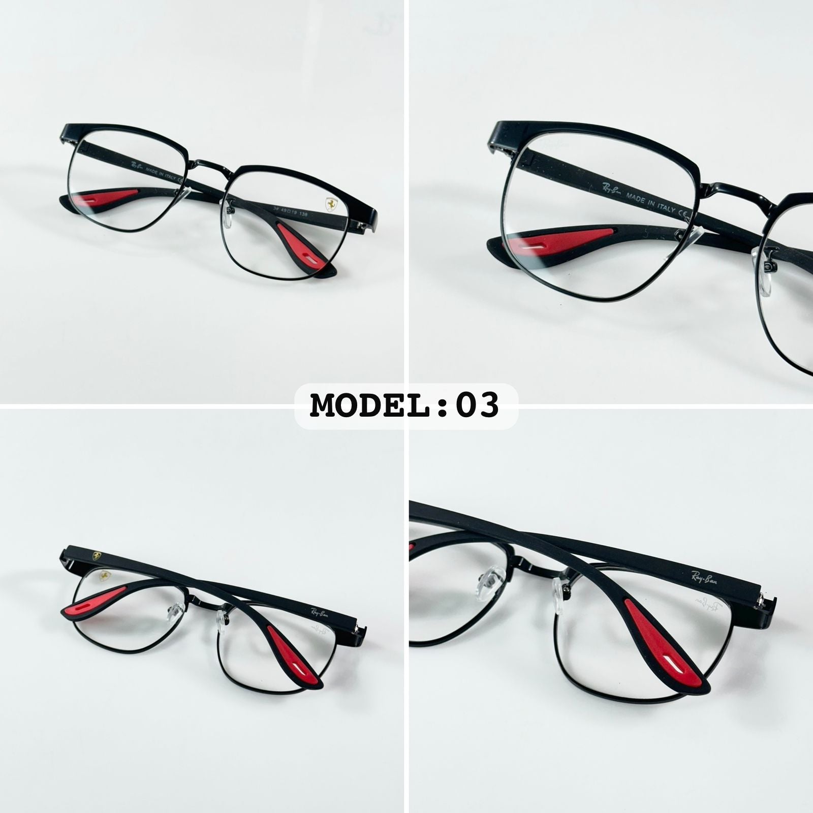 RAY 03 BLACK FRAME Sunglass