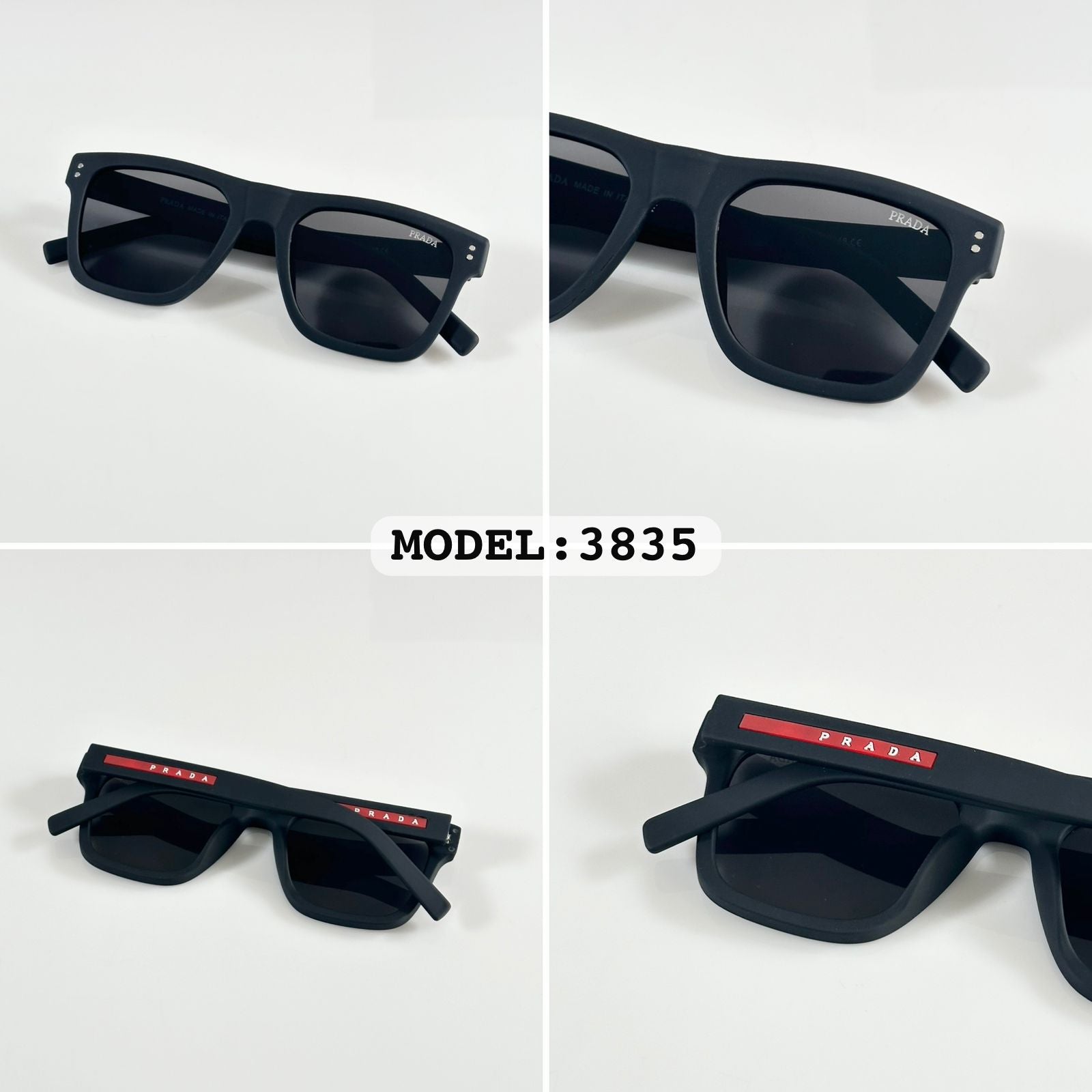 PRA 3835 MATE BLACK SUNGLASS
