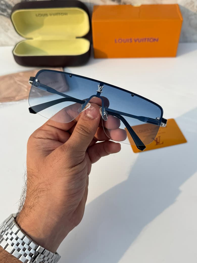 Loui  33015 silver blue  SUNGLASS