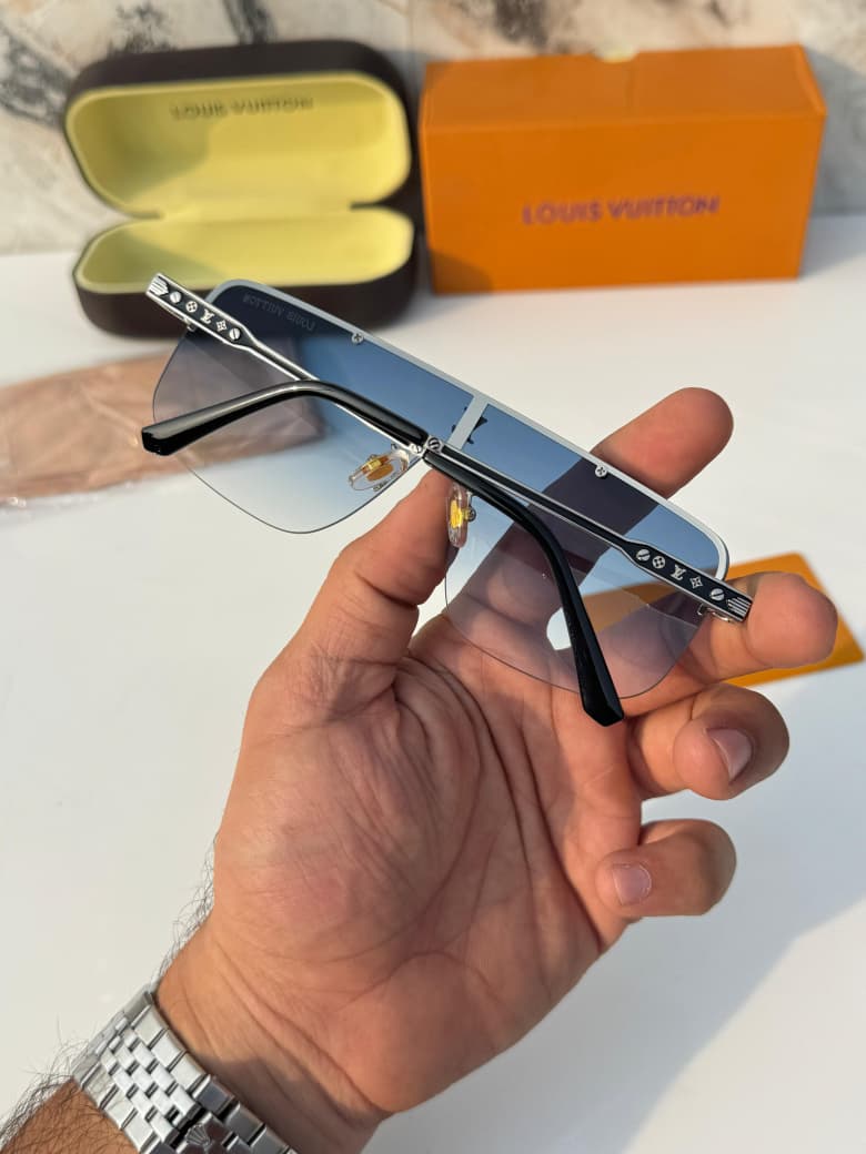 Loui  33015 silver blue  SUNGLASS