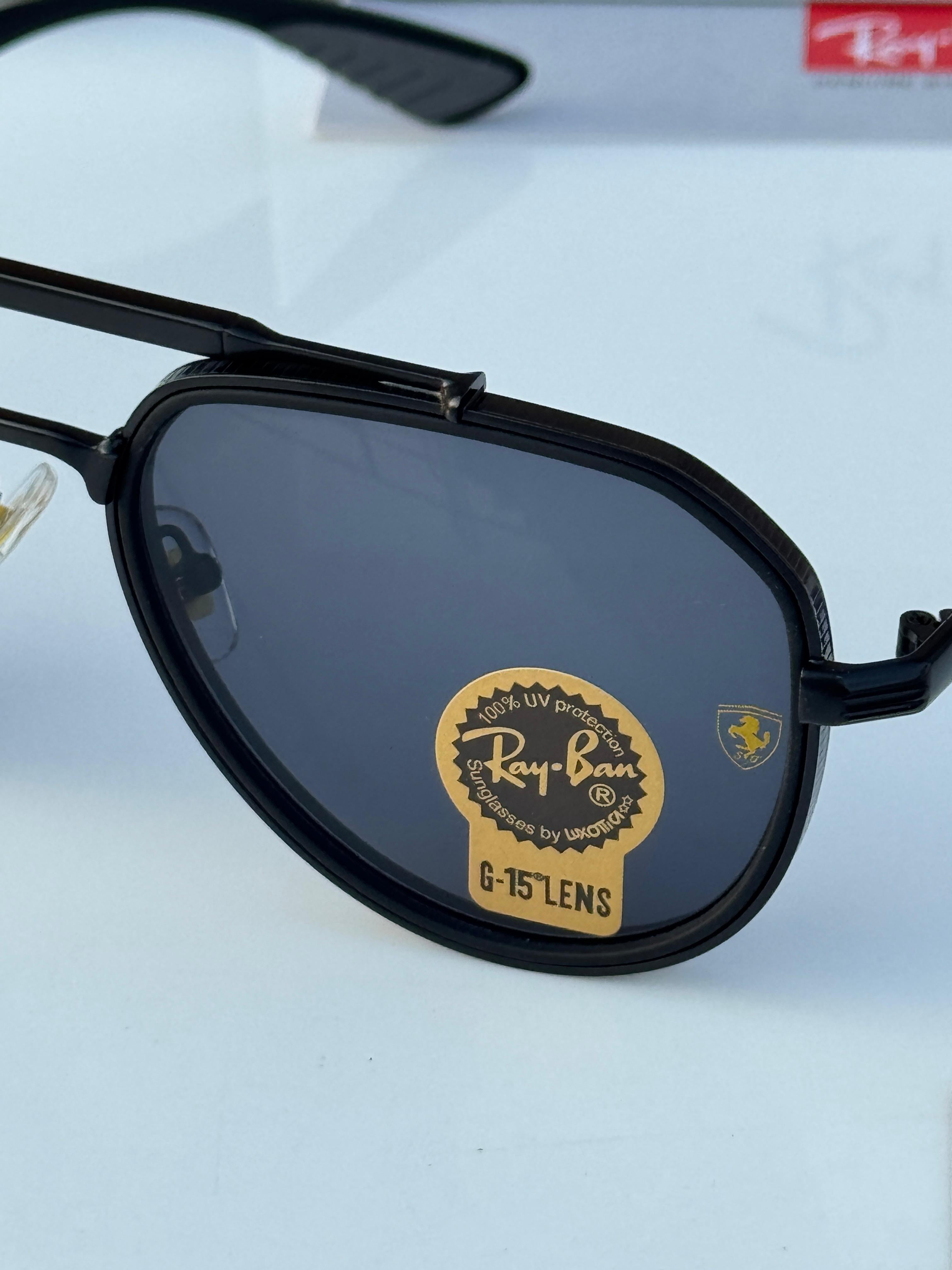 Ray  3505 full black SUNGLASS