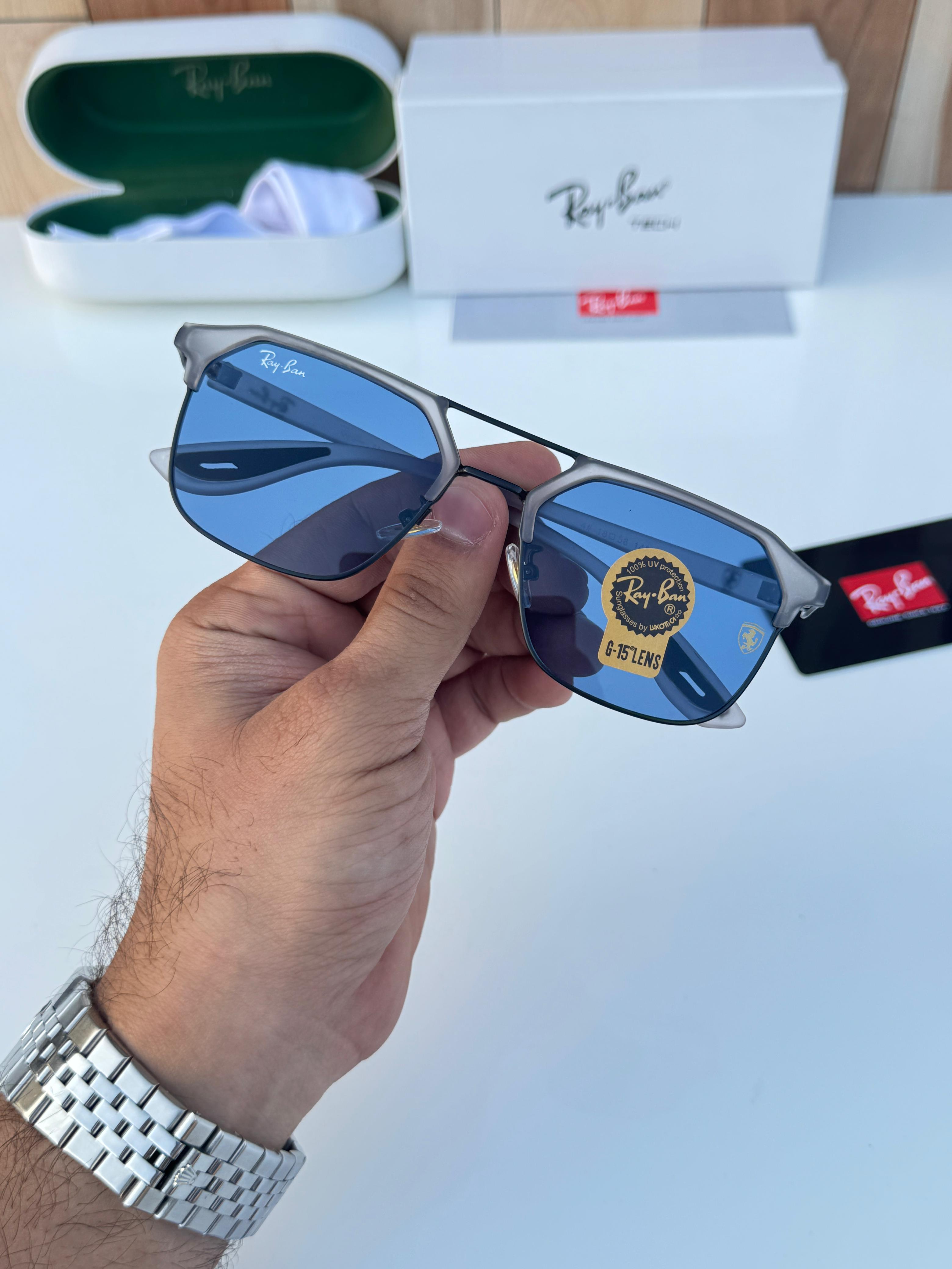 Ray 04 grey blue SUNGLASS