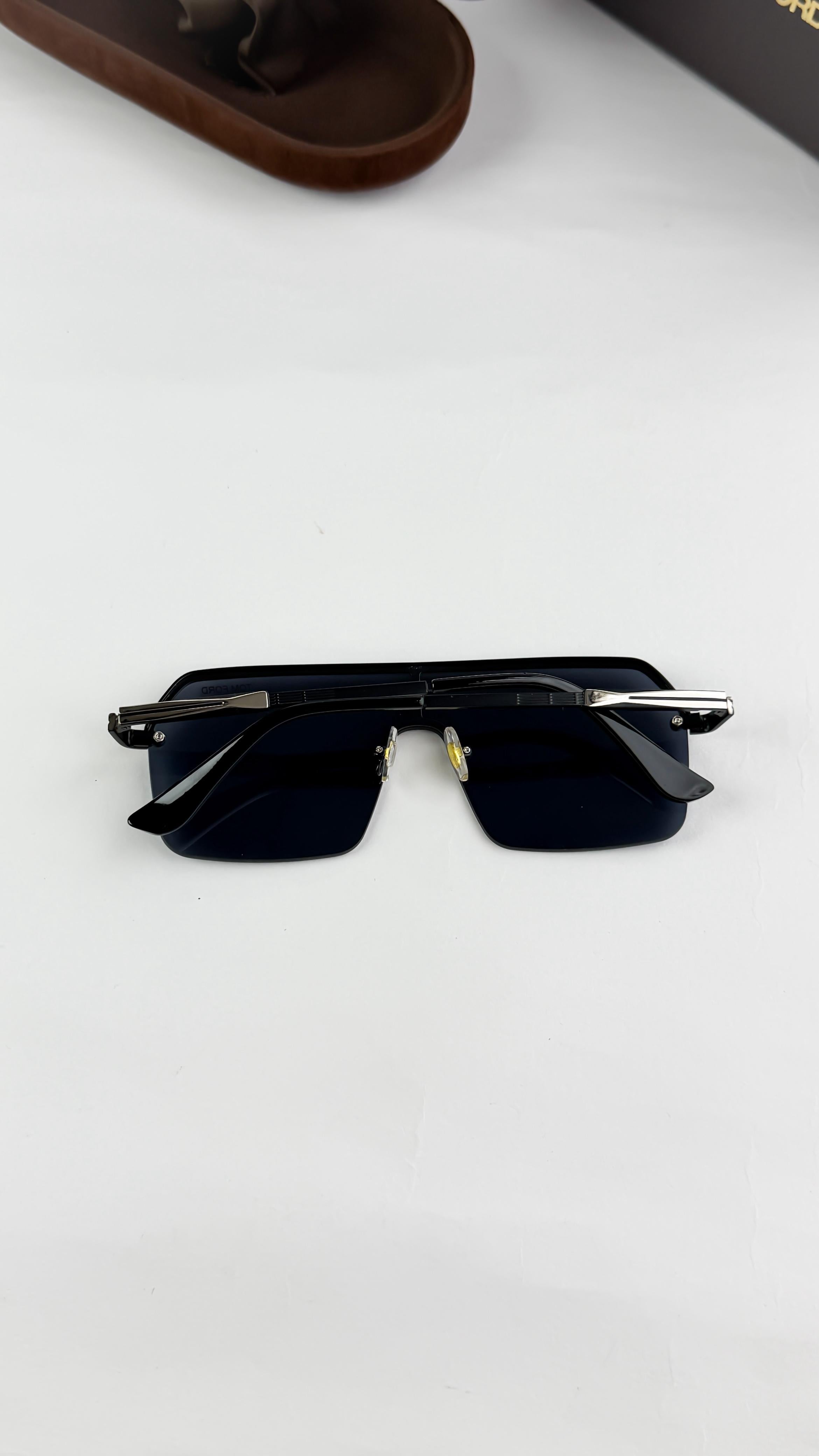 TOM  SILVER BLACK 35102 SUNGLASS