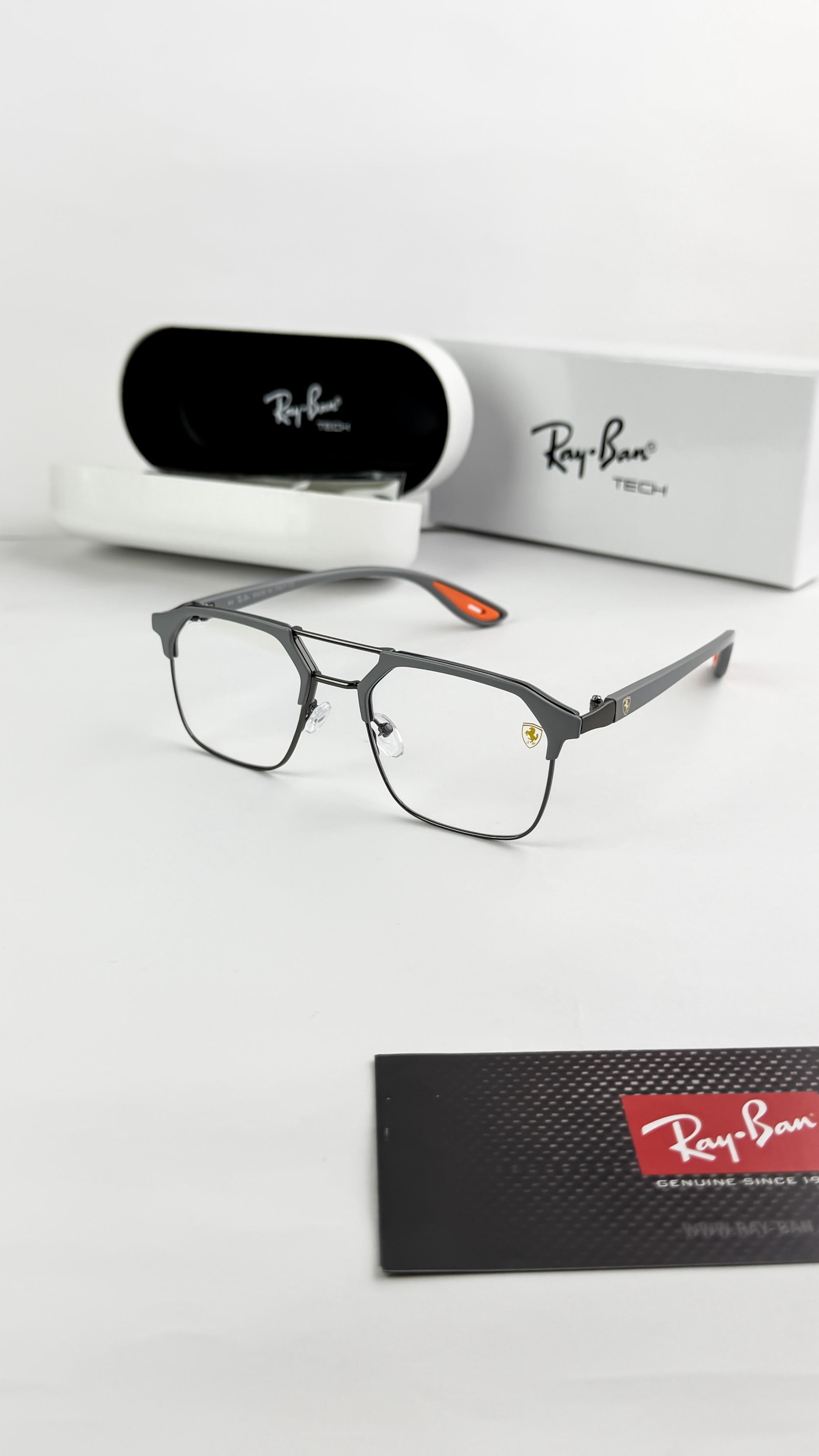 RAY 04 GREY PLANO SUNGLASS