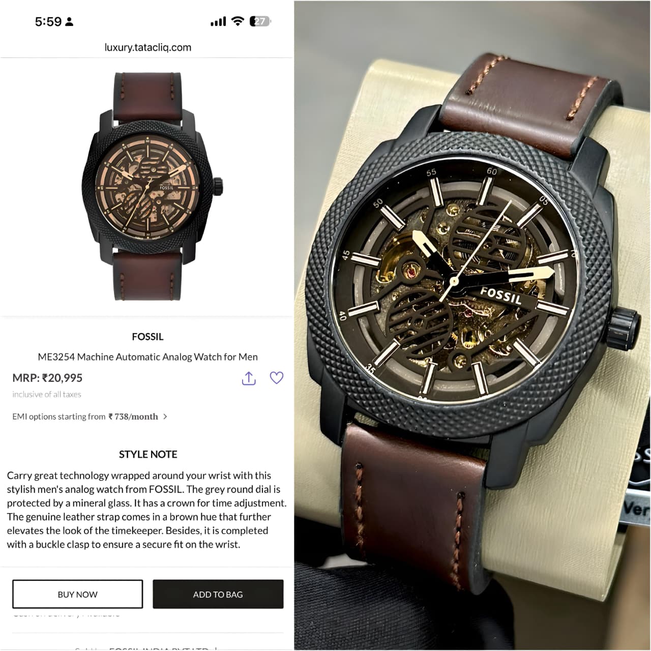 FOSSIL WATCH