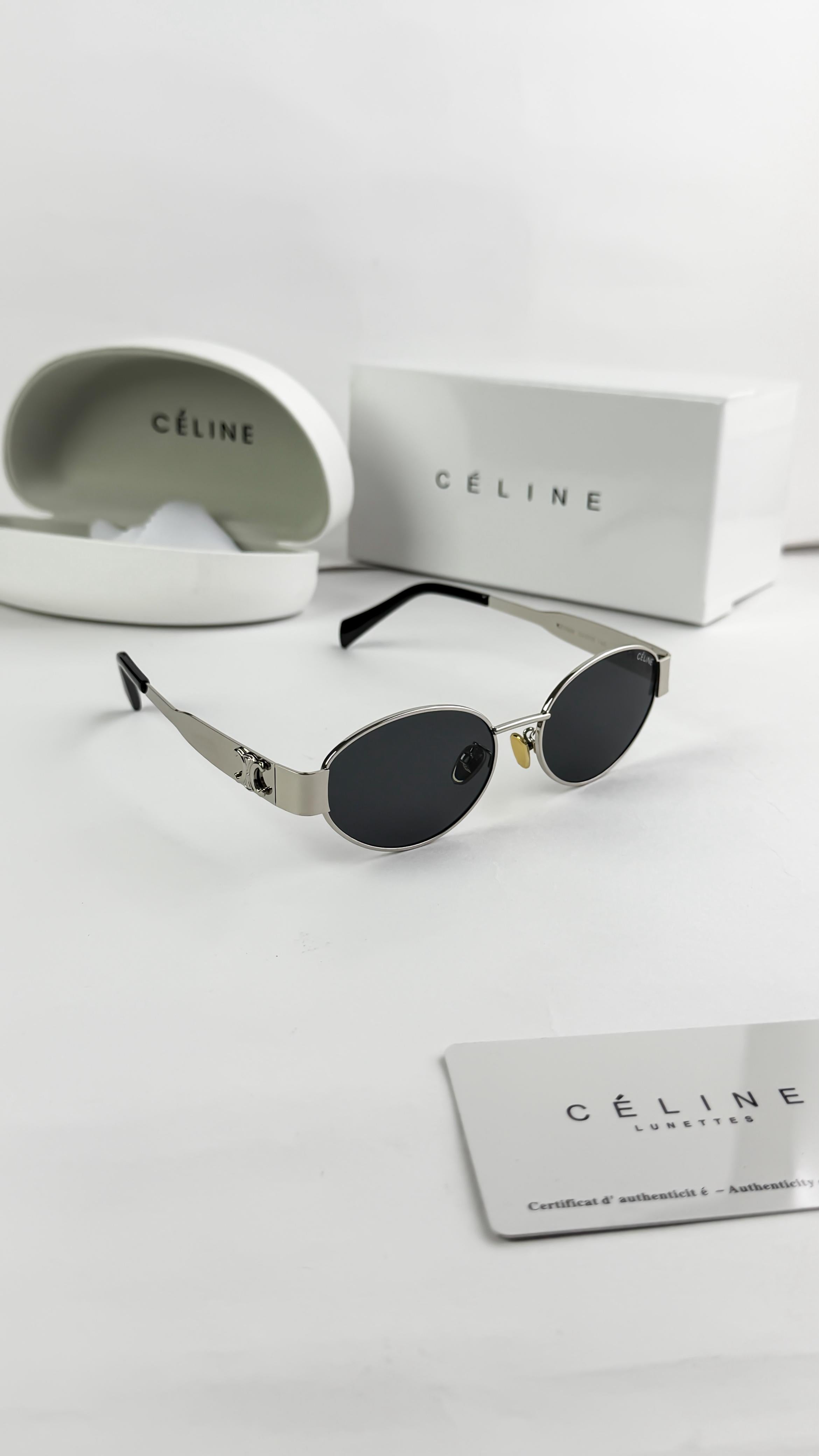 CEL SILVER BLACK 1006 SUNGLASS