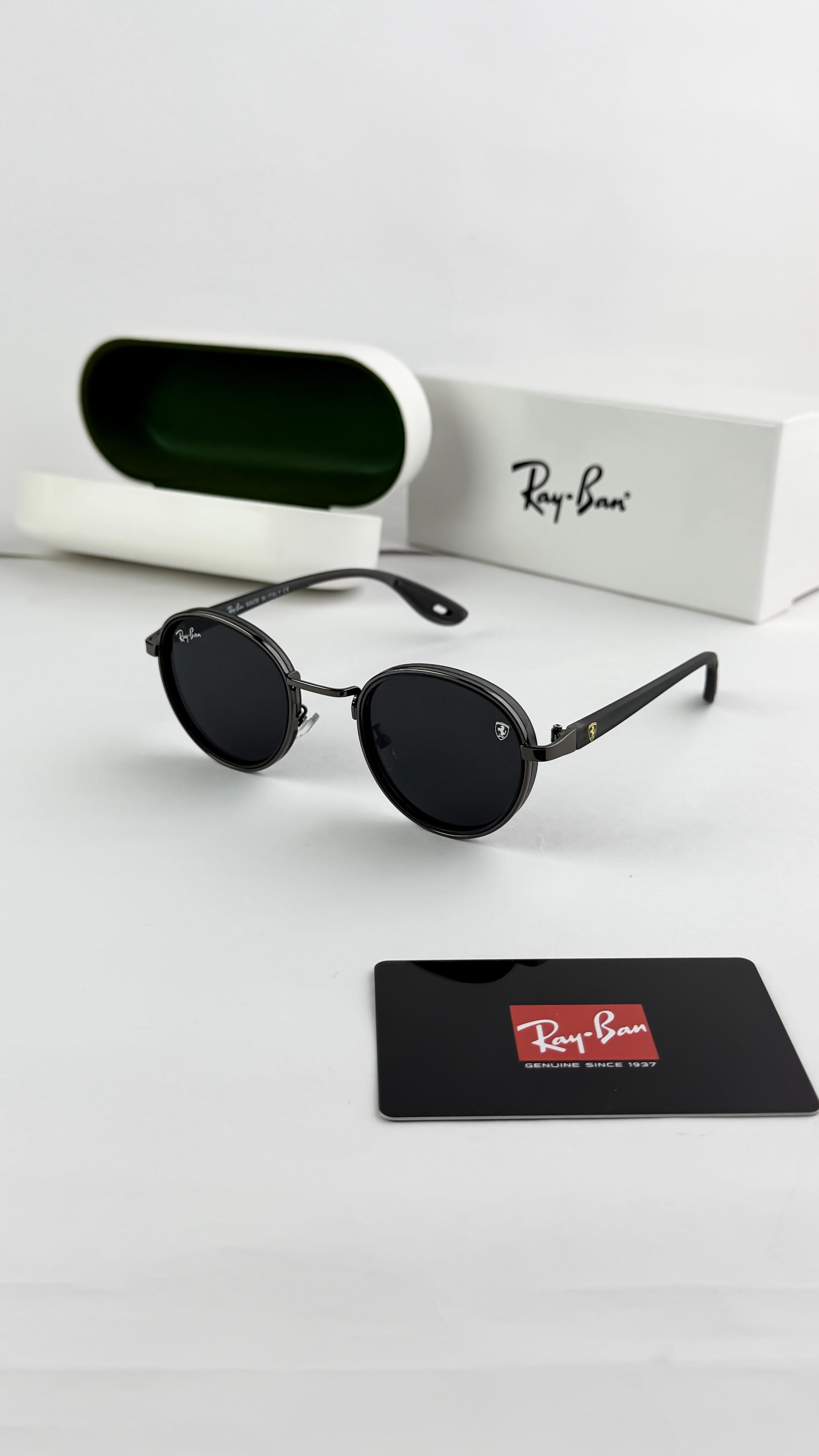 RAY   GREY BLACK 3675 SUNGLASS