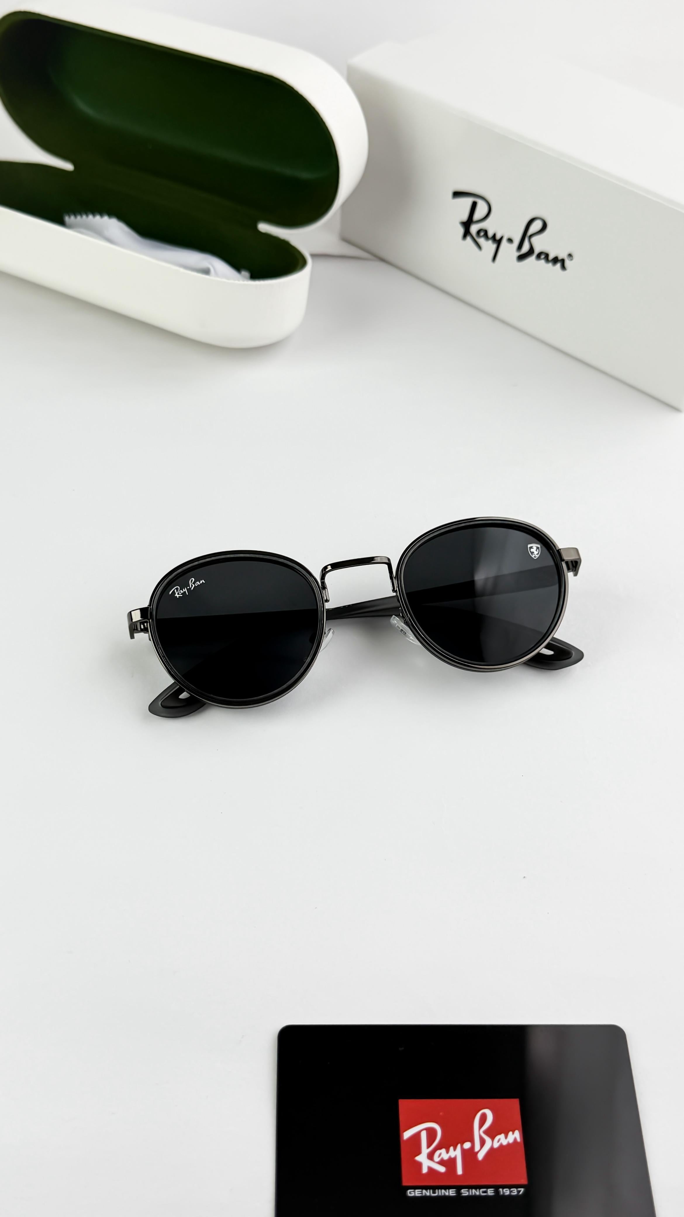 RAY   GREY BLACK 3675 SUNGLASS