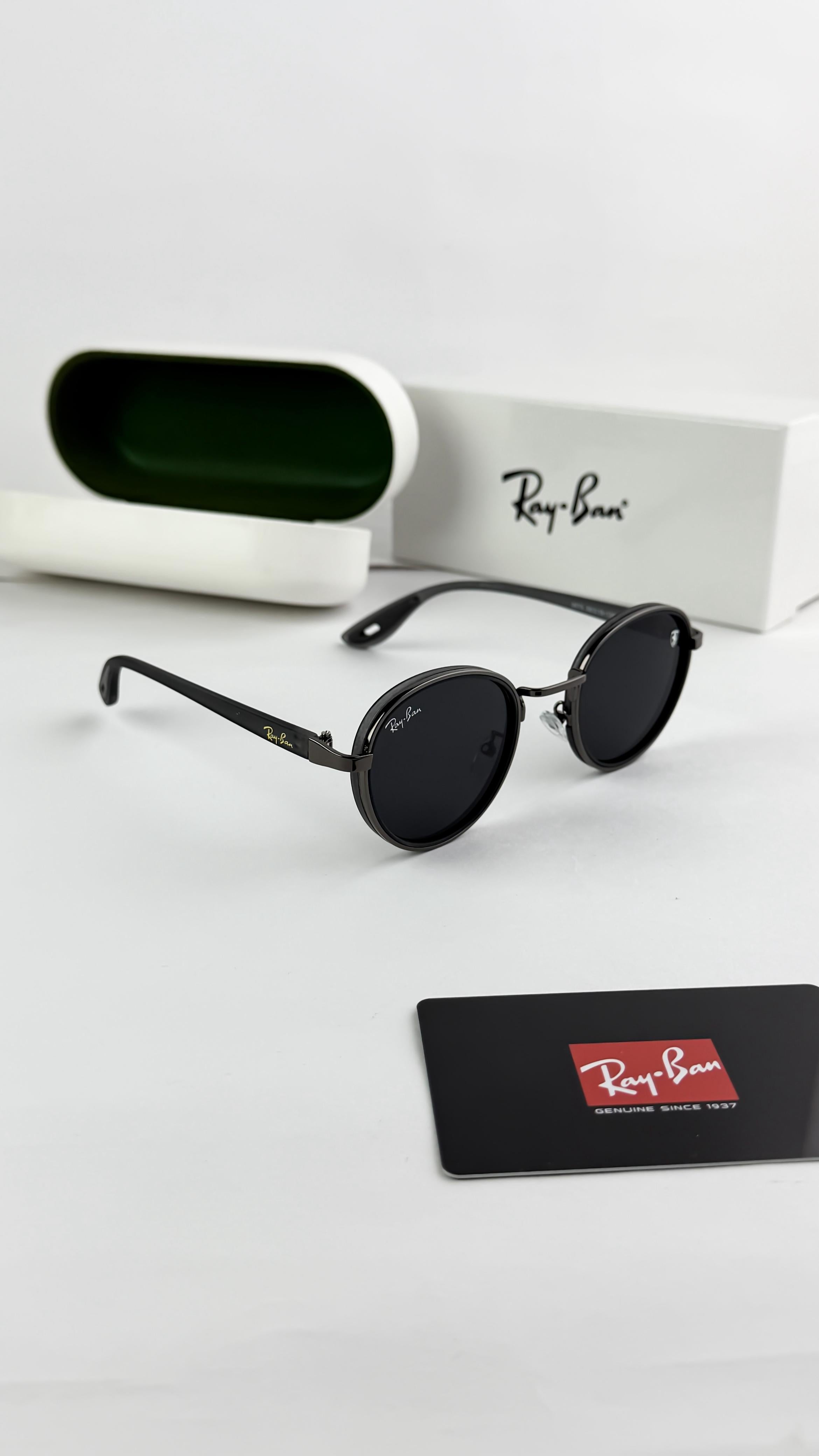 RAY   GREY BLACK 3675 SUNGLASS