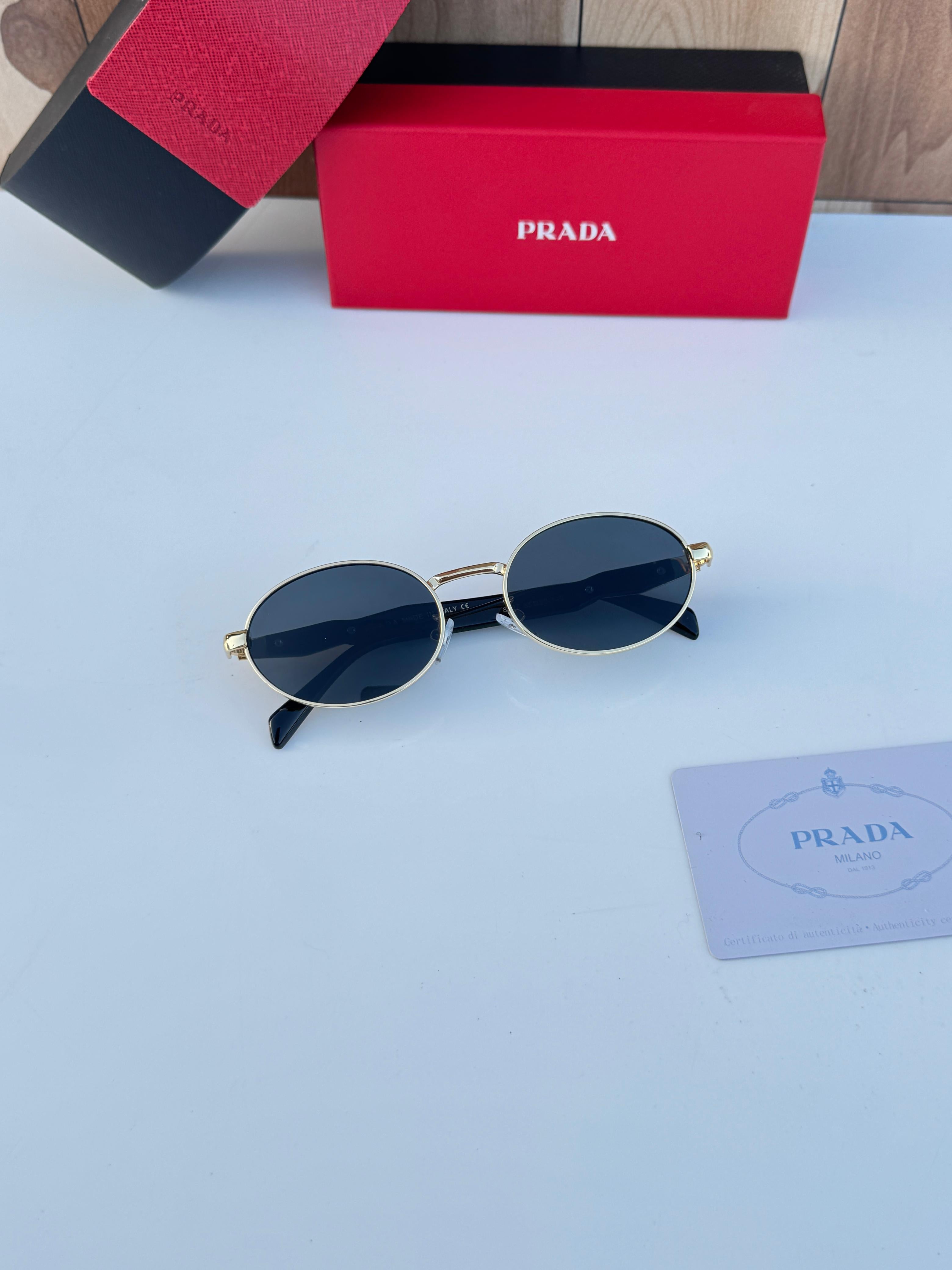 Prada 8007 gold black SUNGLASS