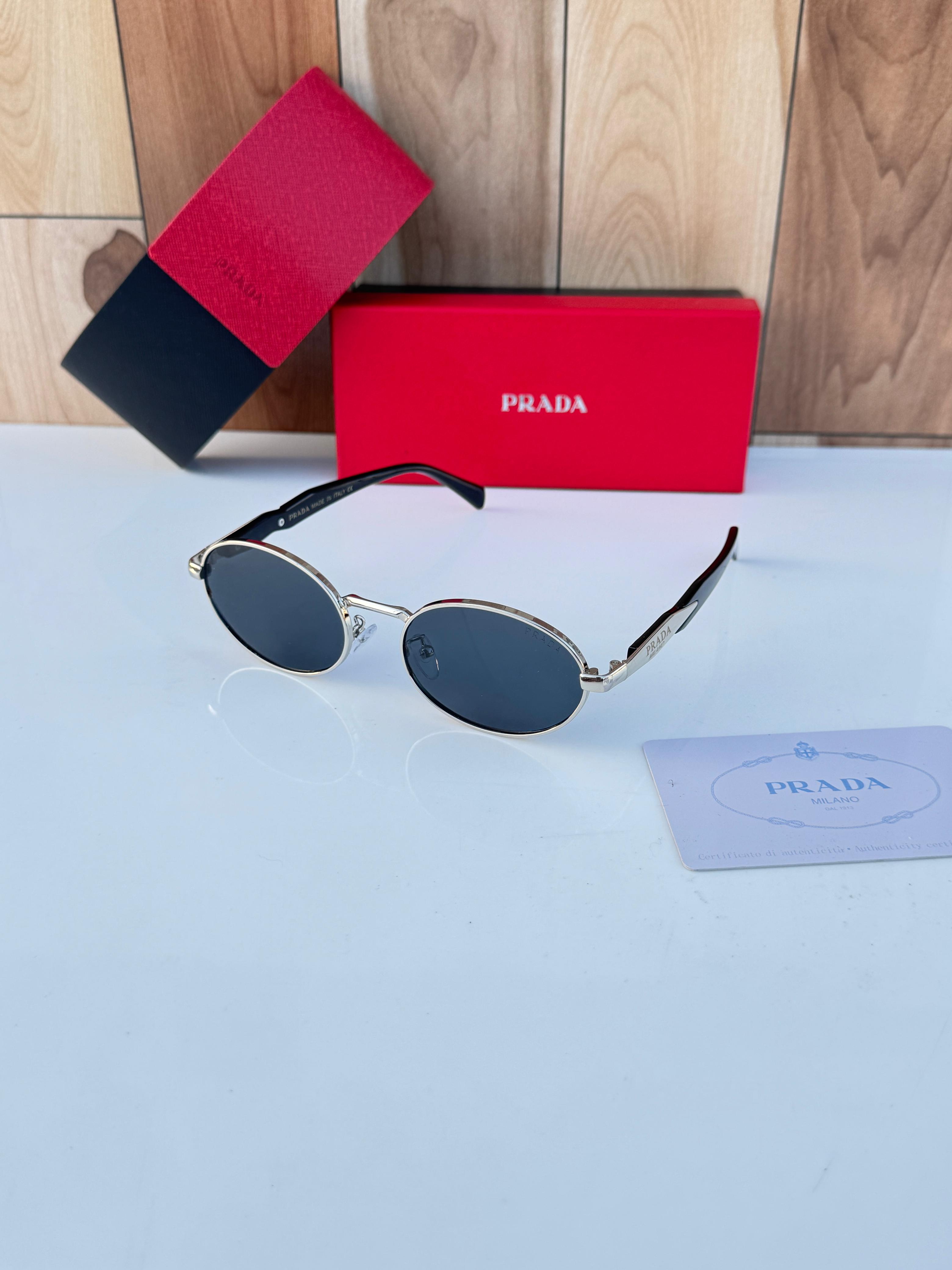 Prada 8007 silver black SUNGLASS