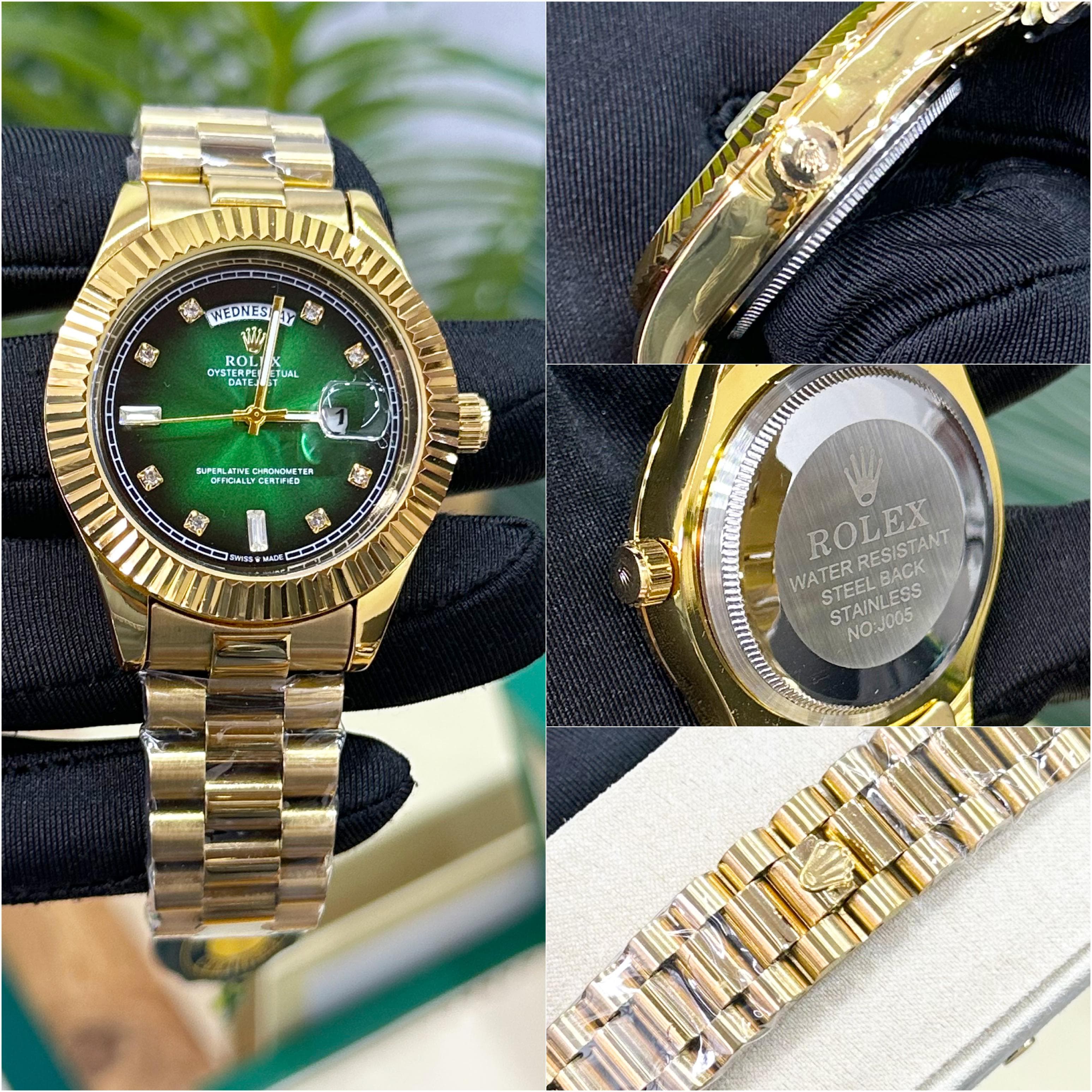 Luxury Branded Yachat Master watch Green Dial